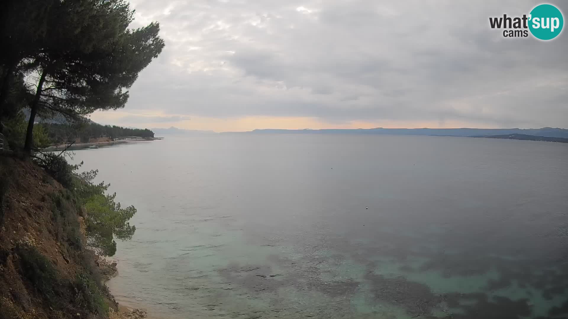 Webcam Playa Potočine Bol – Vista en vivo de Borak Beach, Isla de Brač