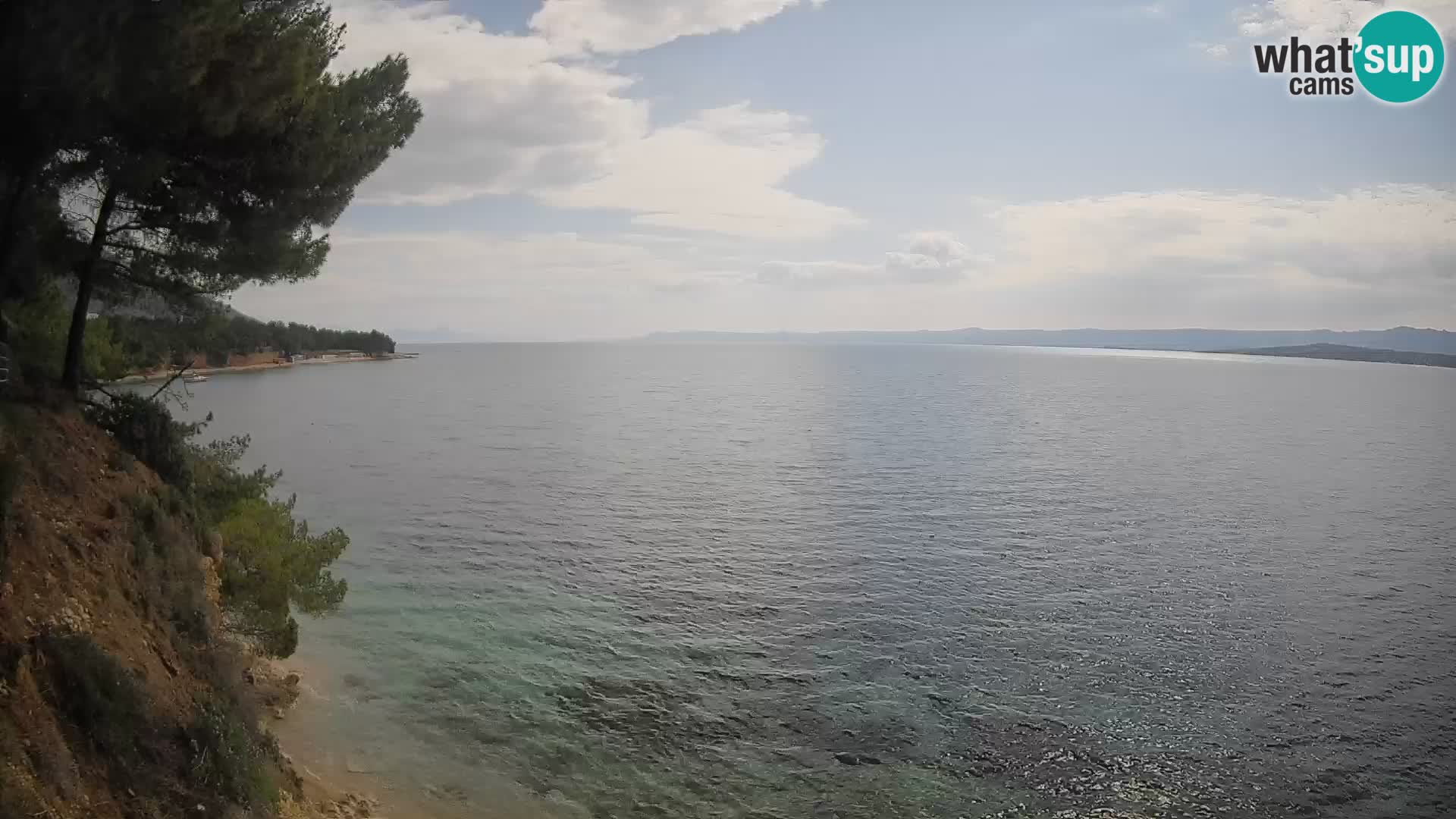 Web kamera Potočine Bol – Pogled uživo na plažu Borak, otok Brač