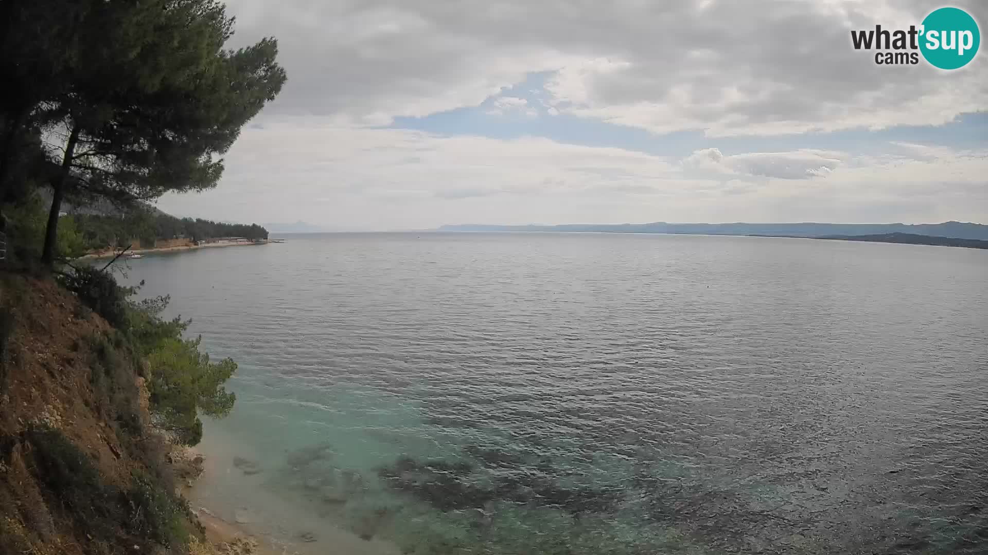 Webcam Potočine Beach Bol – Live View of Borak Beach, Brač Island