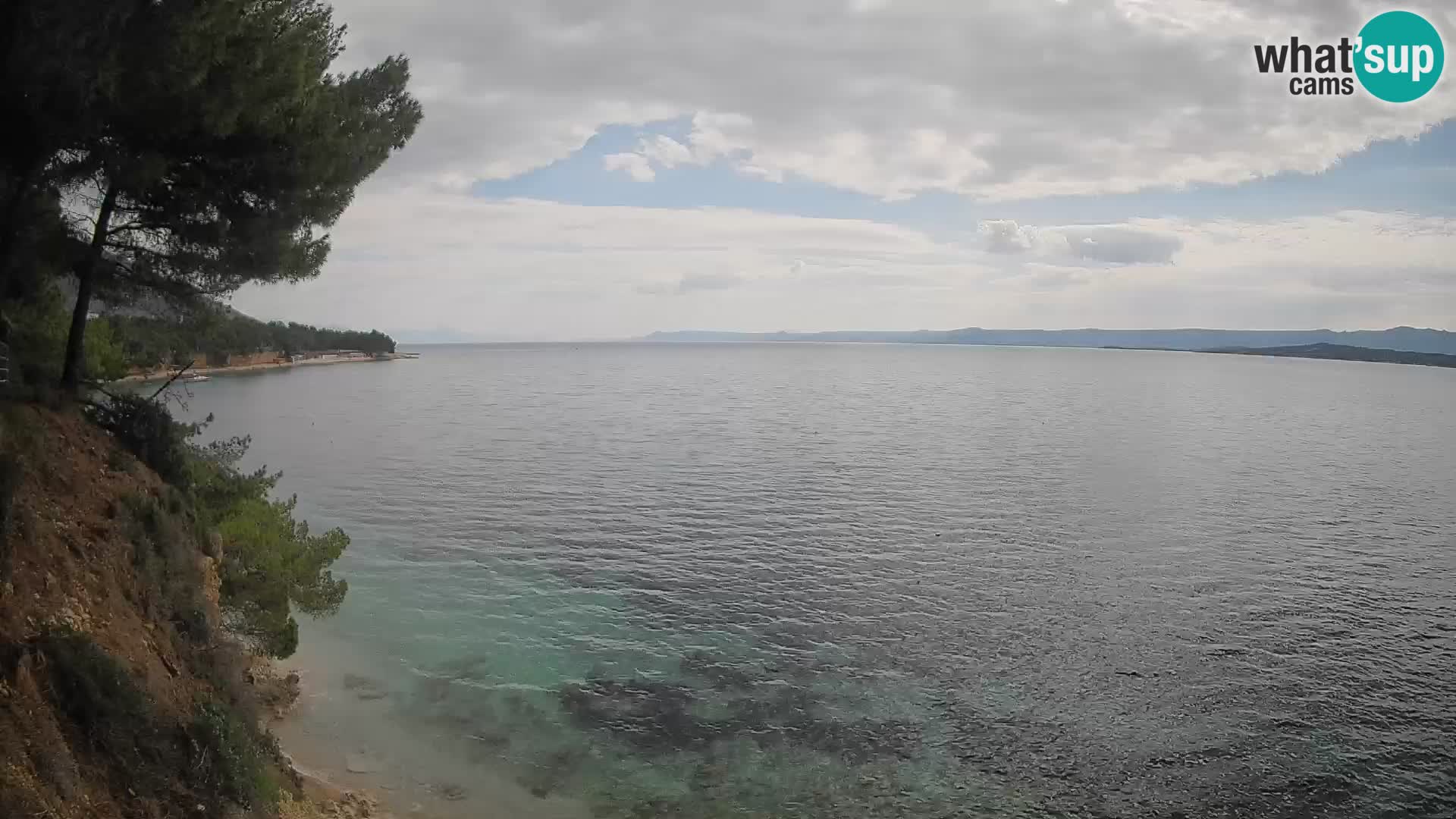 Web kamera Potočine Bol – Pogled uživo na plažu Borak, otok Brač