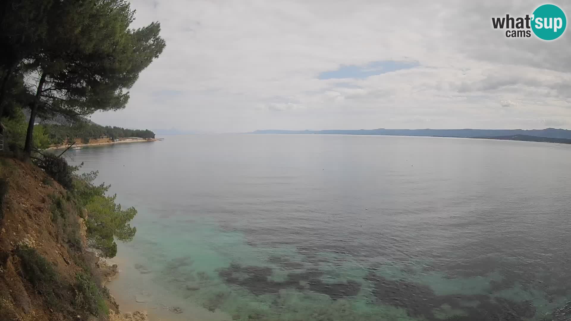 Webcam Potočine Beach Bol – Live View of Borak Beach, Brač Island