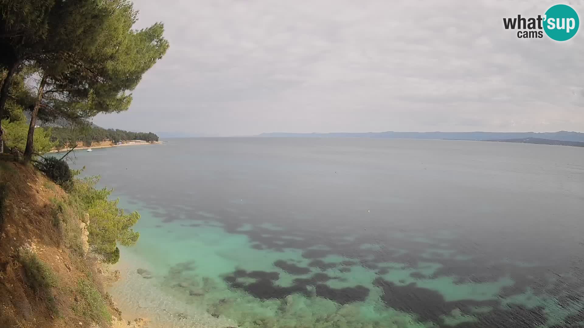 Webcam Strand Potočine Bol – Liveblick auf Borak Beach, Insel Brač