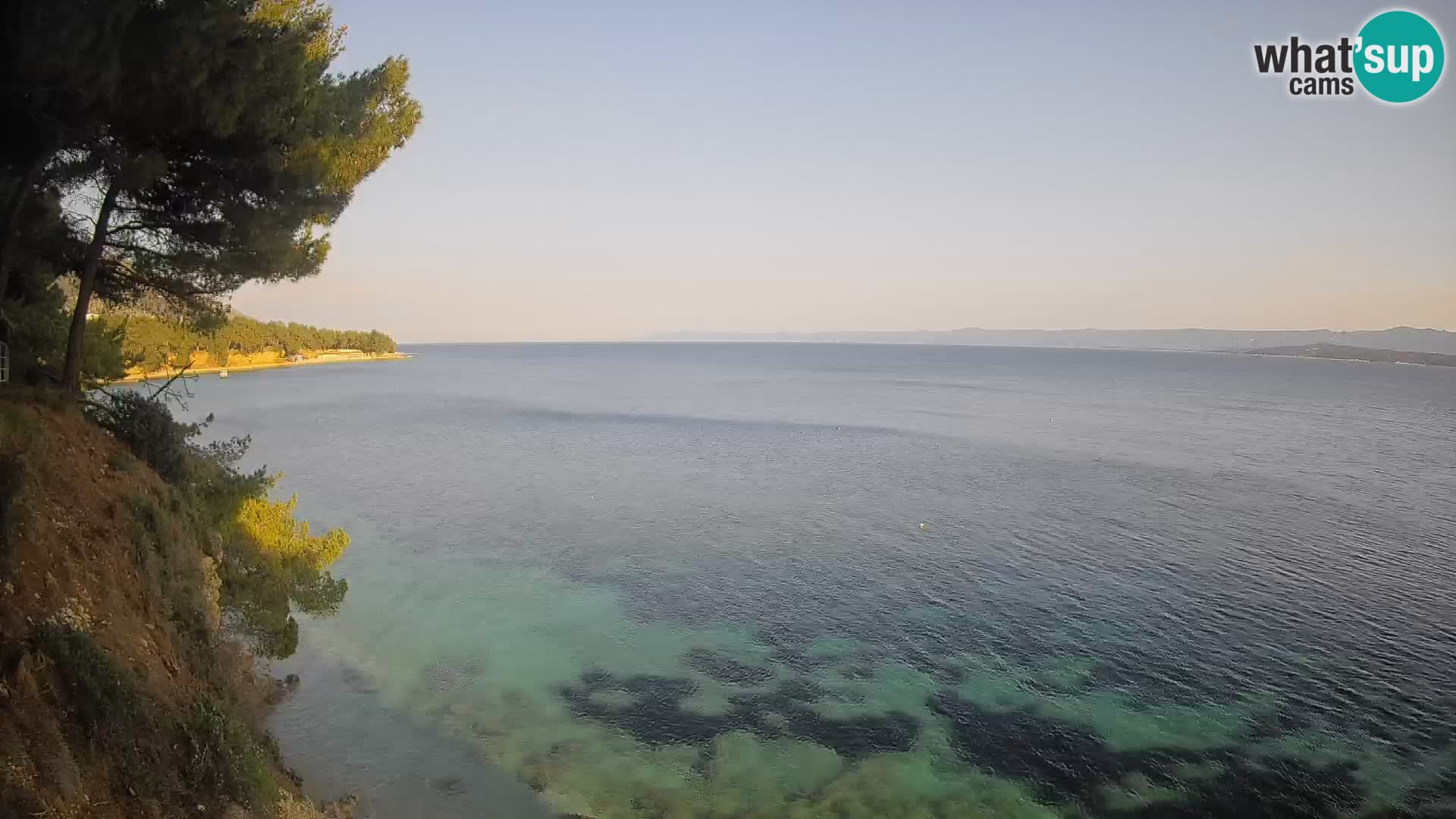 Webcam plage Potočine Bol – Vue en direct sur Borak Beach, île de Brač