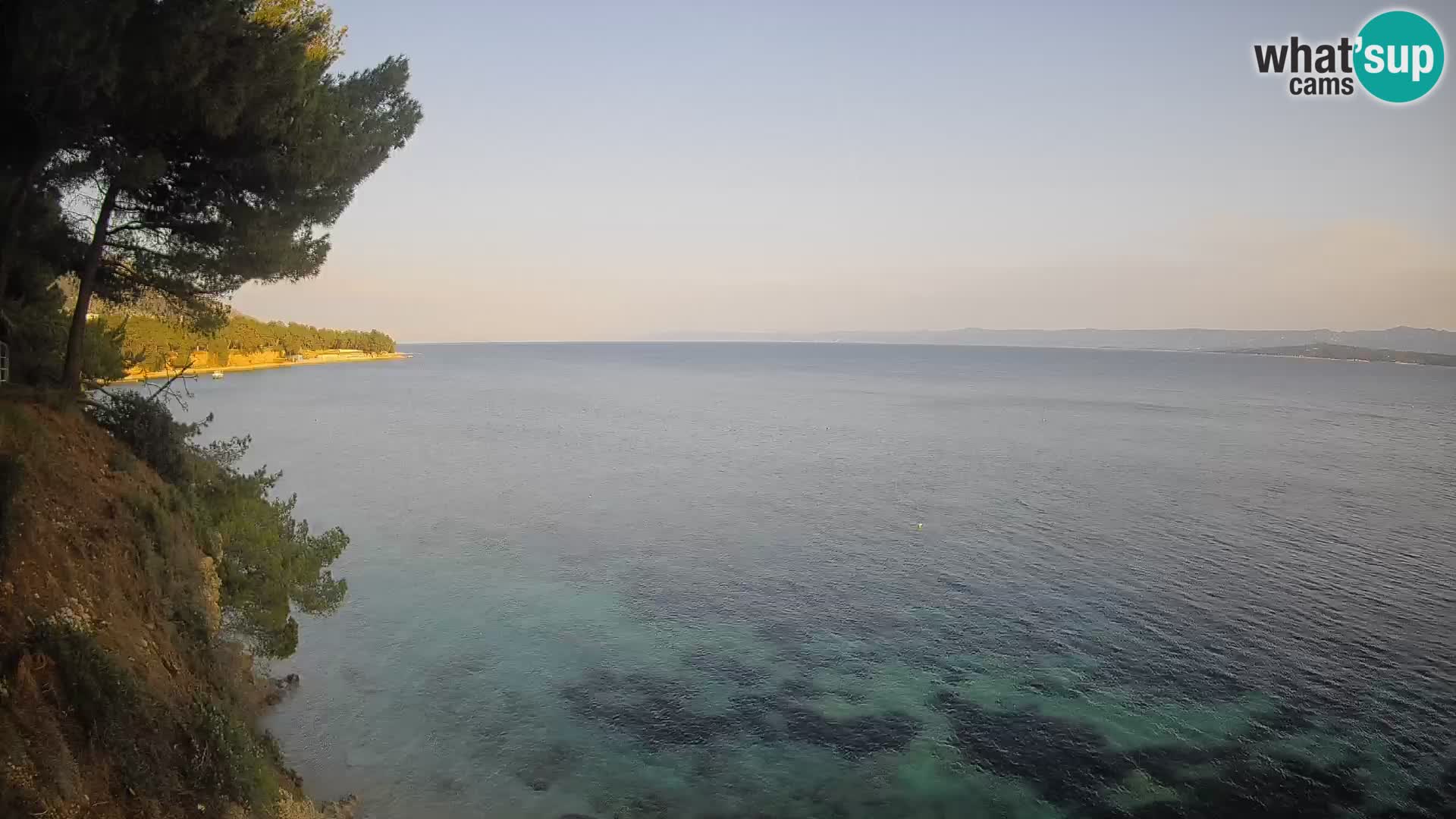 Webcam Playa Potočine Bol – Vista en vivo de Borak Beach, Isla de Brač
