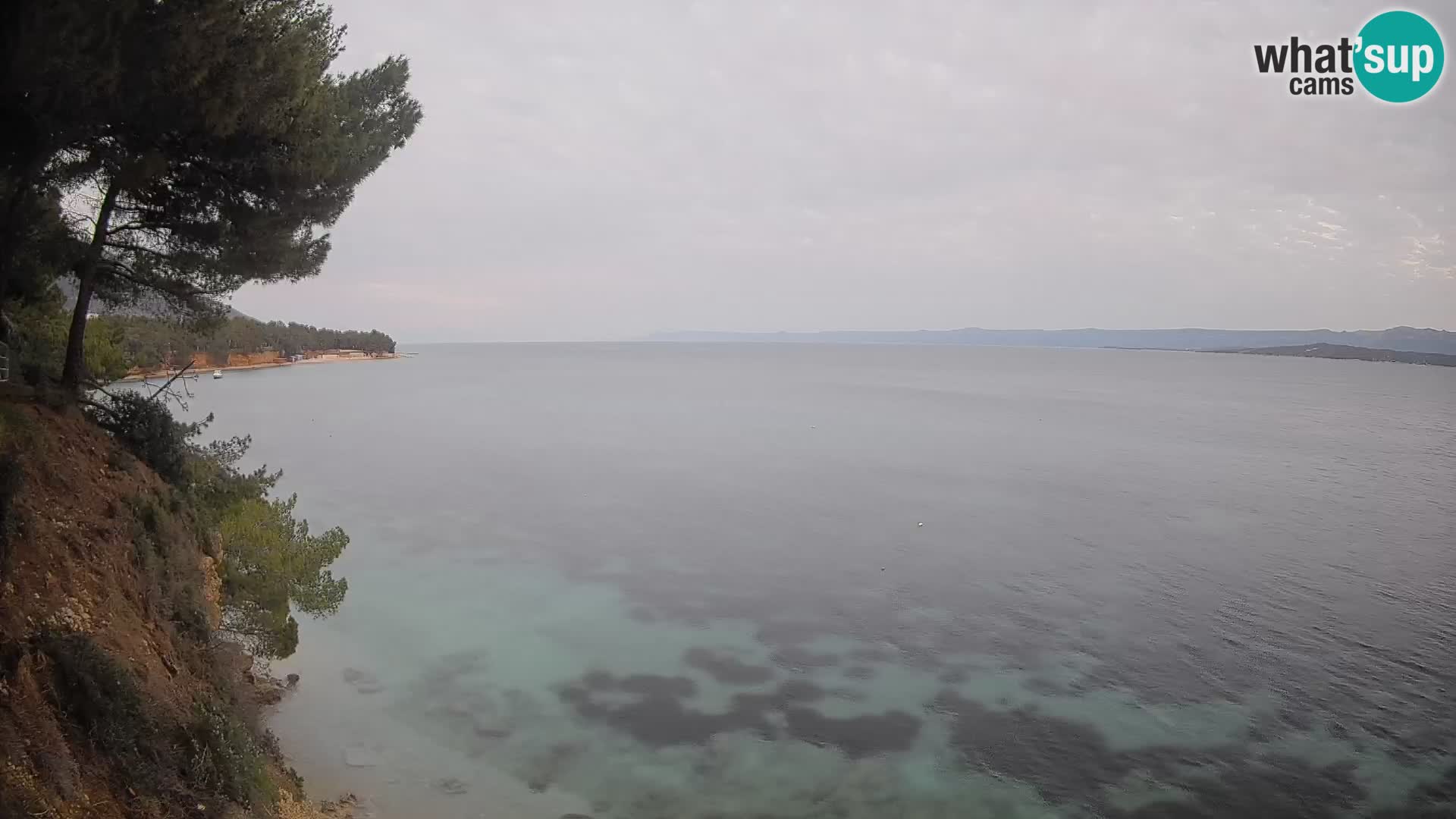 Webcam Potočine Beach Bol – Live View of Borak Beach, Brač Island