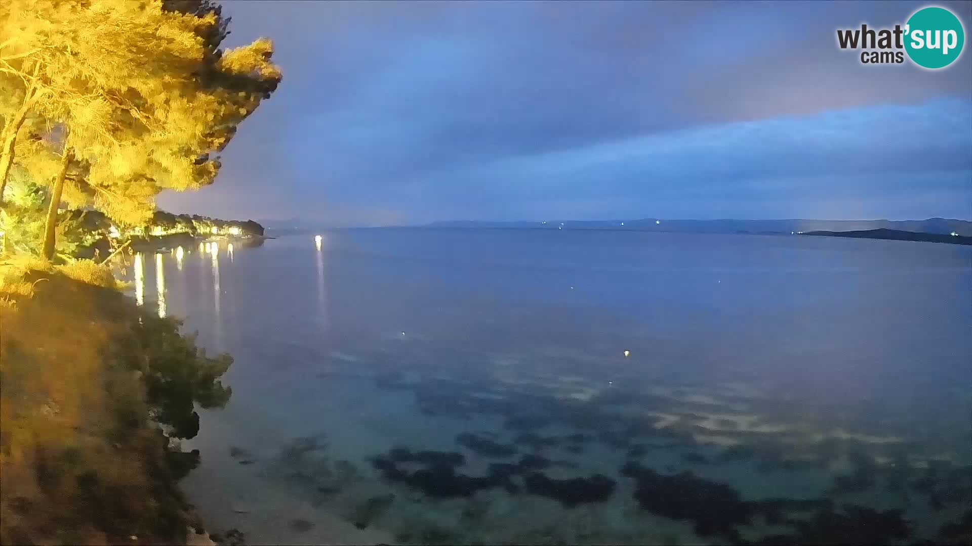 Webcam plage Potočine Bol – Vue en direct sur Borak Beach, île de Brač
