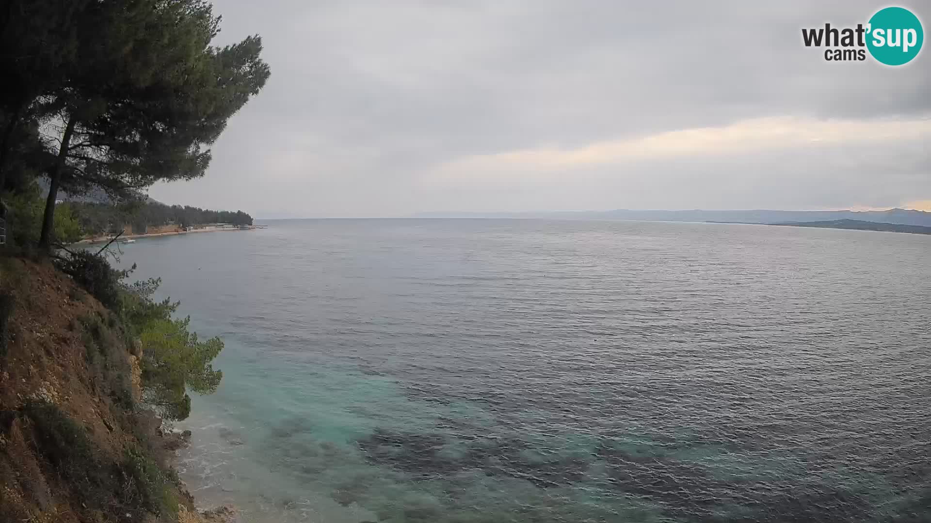 Webcam Potočine Beach Bol – Live View of Borak Beach, Brač Island