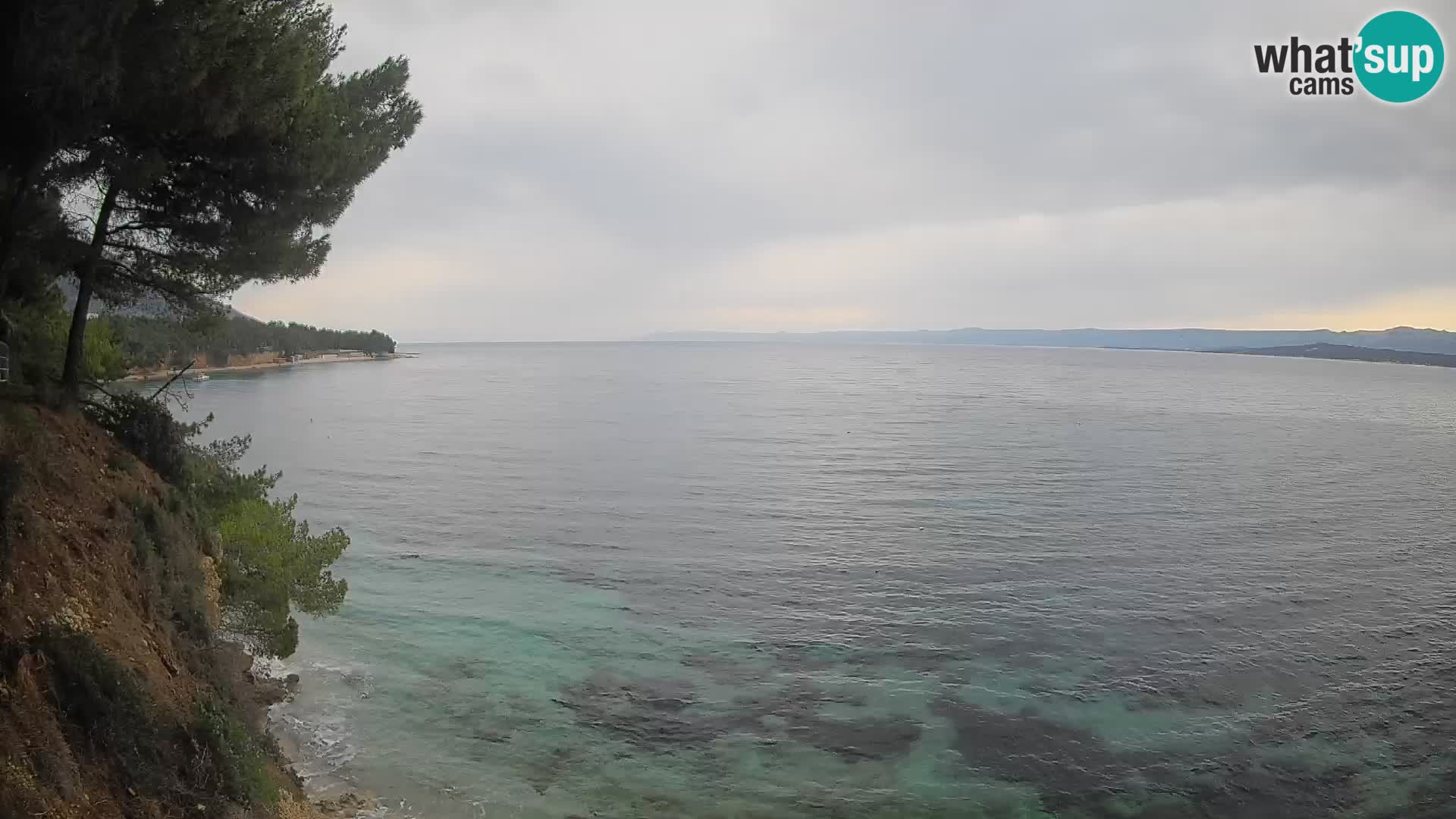 Webcam plage Potočine Bol – Vue en direct sur Borak Beach, île de Brač