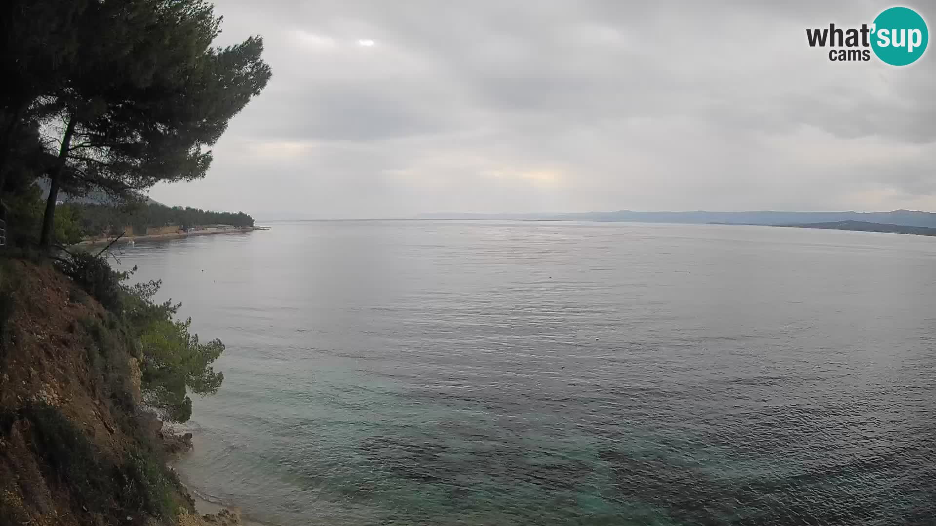 Web kamera Potočine Bol – Pogled uživo na plažu Borak, otok Brač