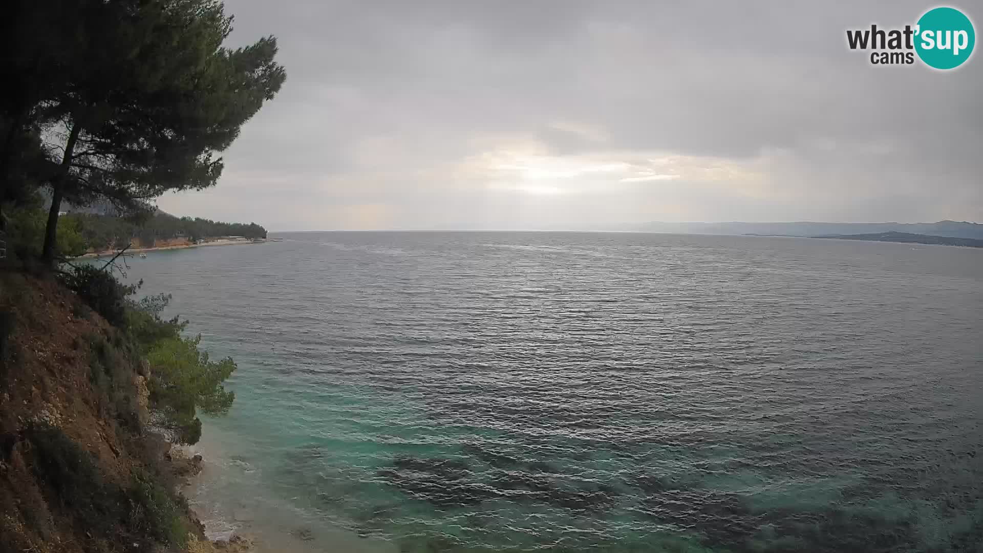 Webcam Potočine Beach Bol – Live View of Borak Beach, Brač Island
