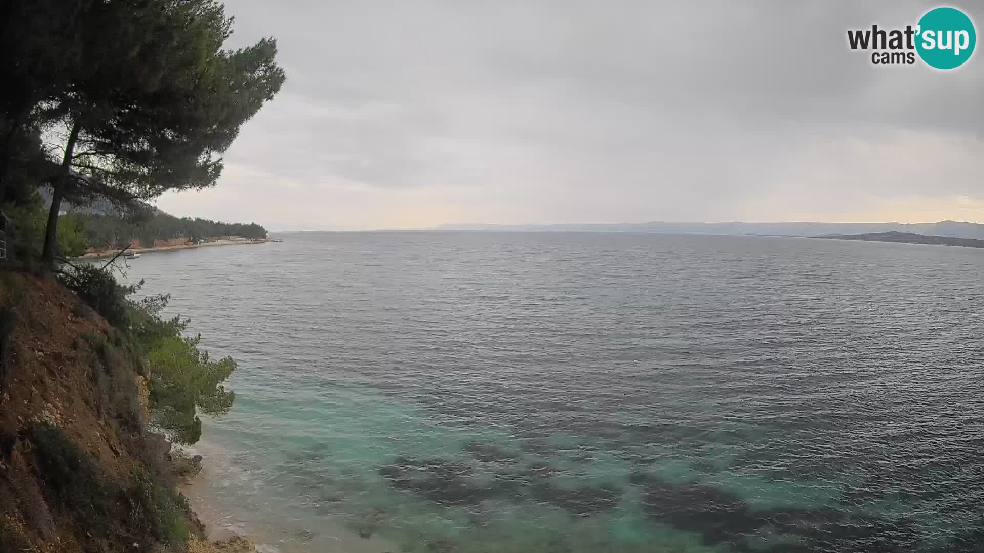 Web kamera Potočine Bol – Pogled uživo na plažu Borak, otok Brač