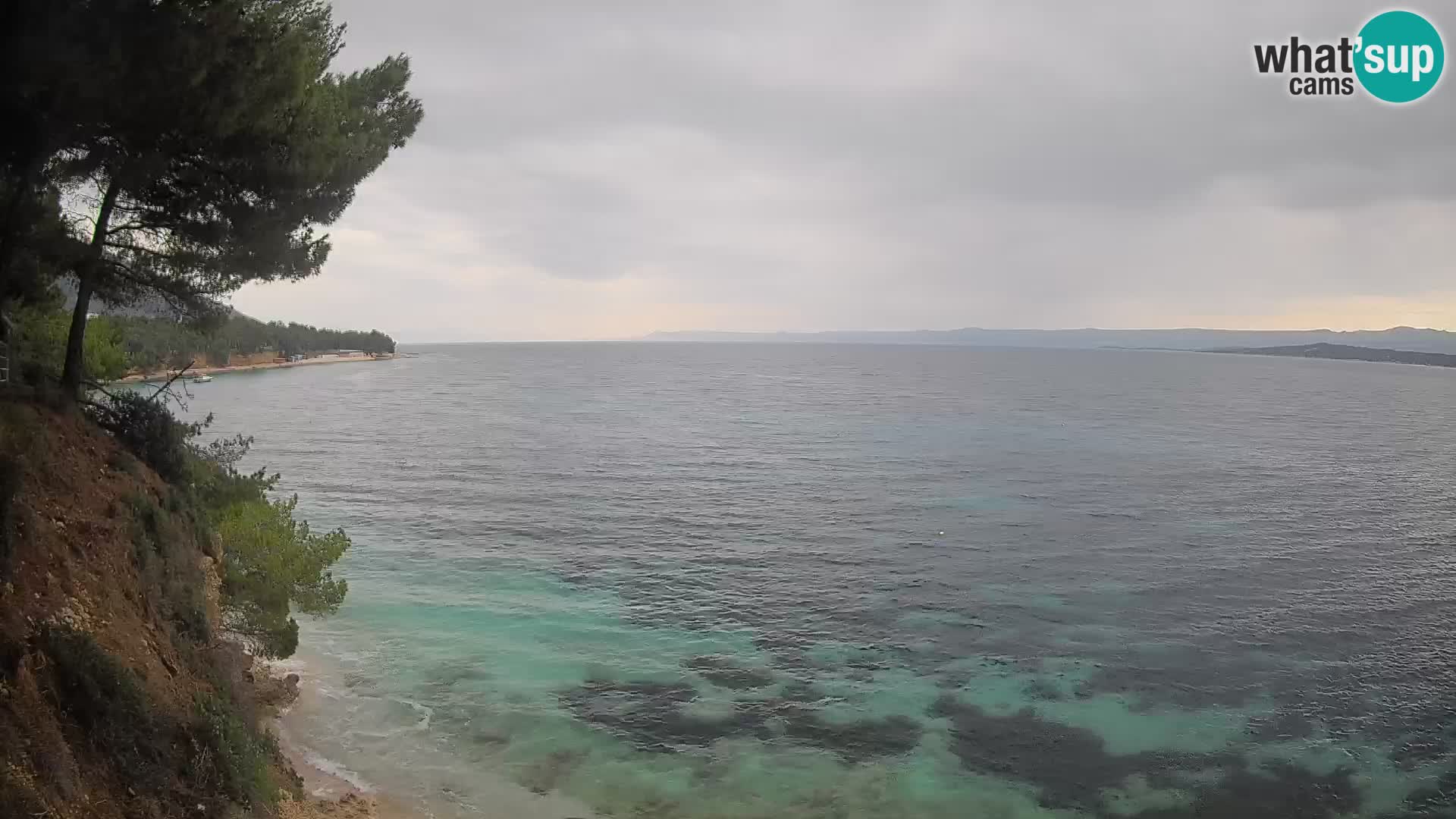 Webcam plage Potočine Bol – Vue en direct sur Borak Beach, île de Brač
