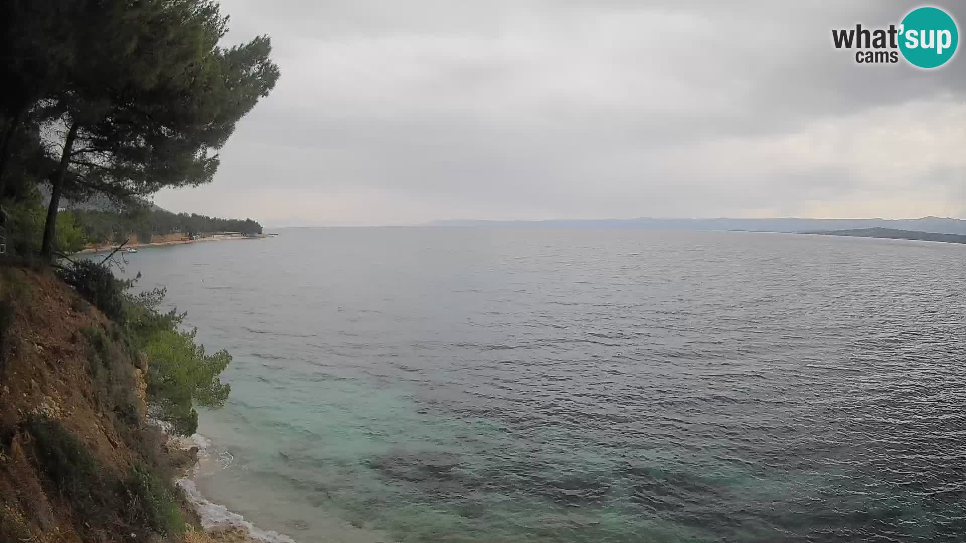 Web kamera Potočine Bol – Pogled uživo na plažu Borak, otok Brač