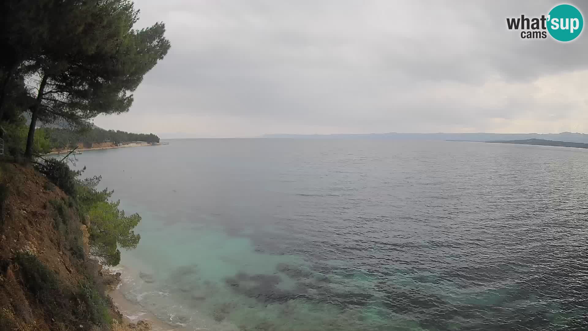 Webcam Potočine Beach Bol – Live View of Borak Beach, Brač Island
