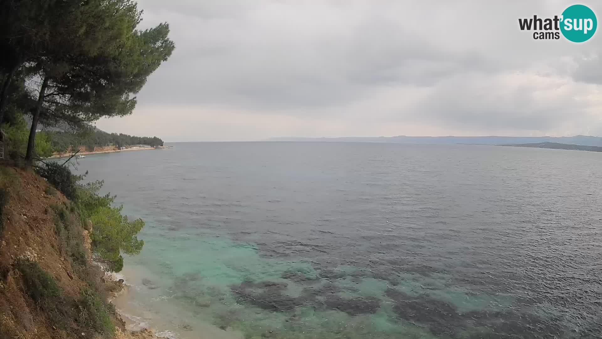 Webcam Potočine Beach Bol – Live View of Borak Beach, Brač Island