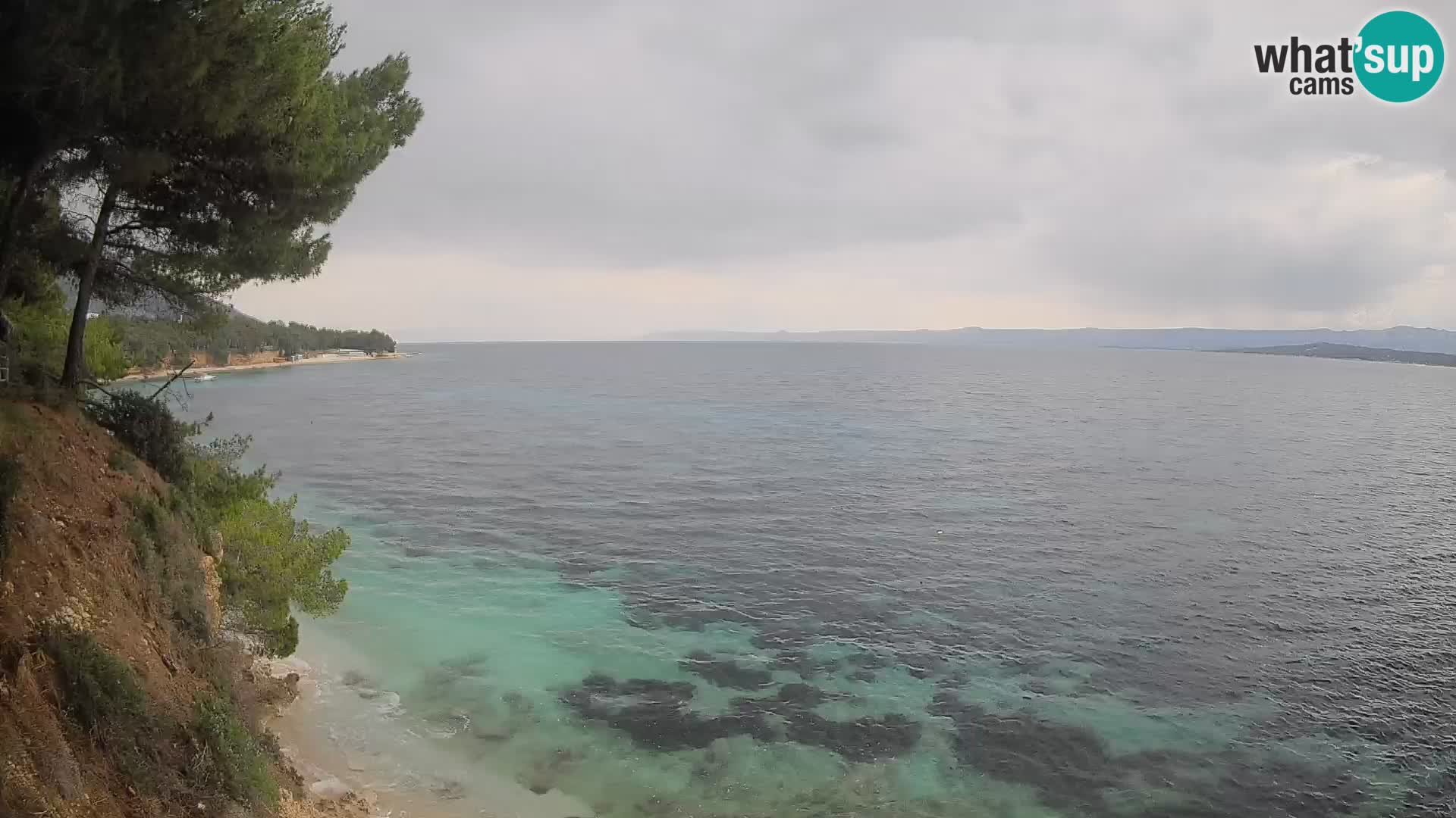 Webcam Potočine Beach Bol – Live View of Borak Beach, Brač Island
