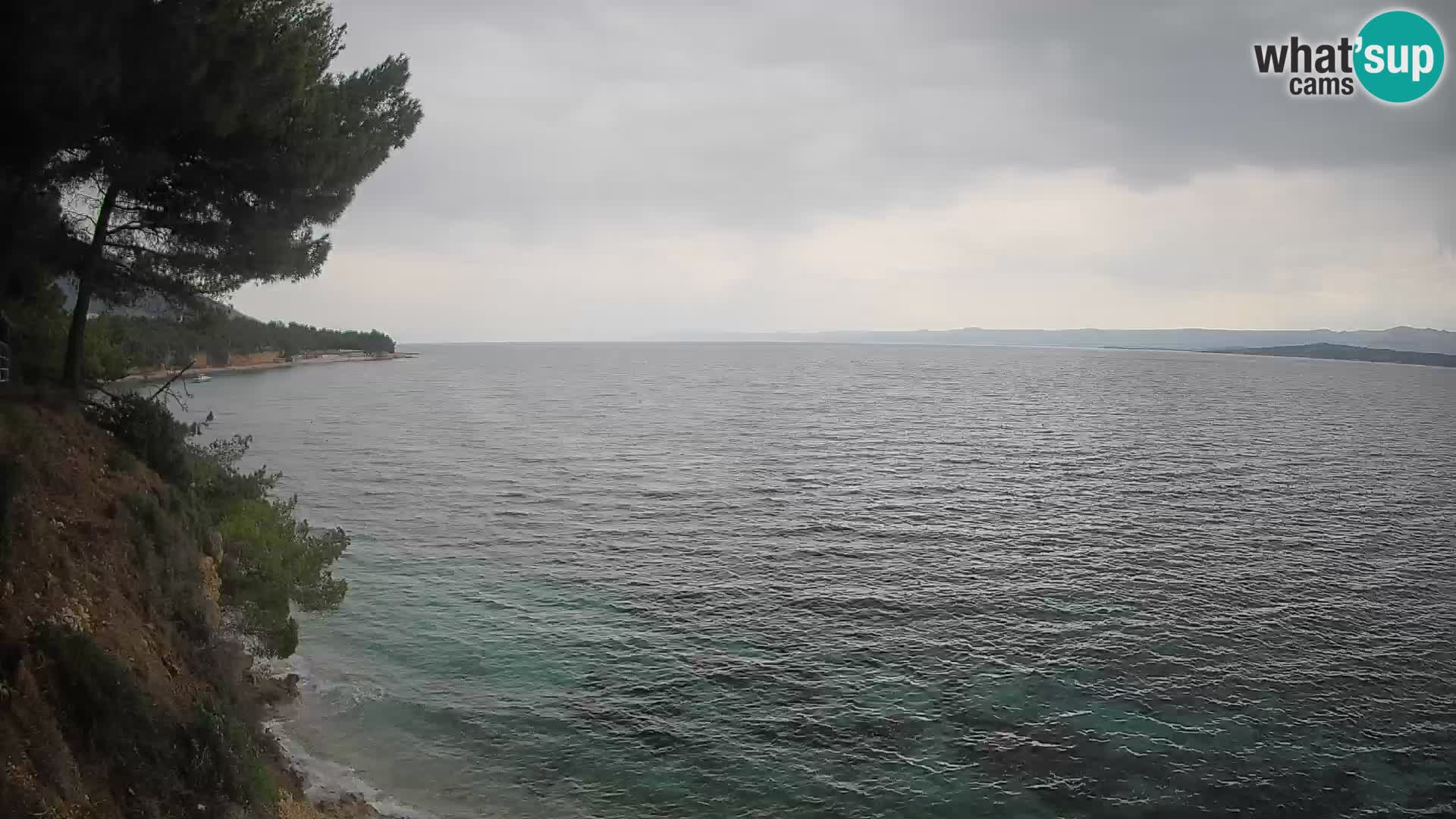 Web kamera Potočine Bol – Pogled uživo na plažu Borak, otok Brač