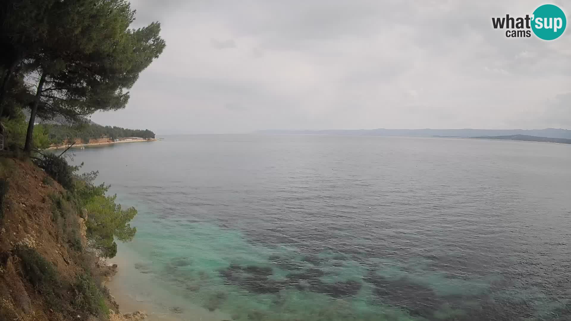 Webcam Potočine Beach Bol – Live View of Borak Beach, Brač Island