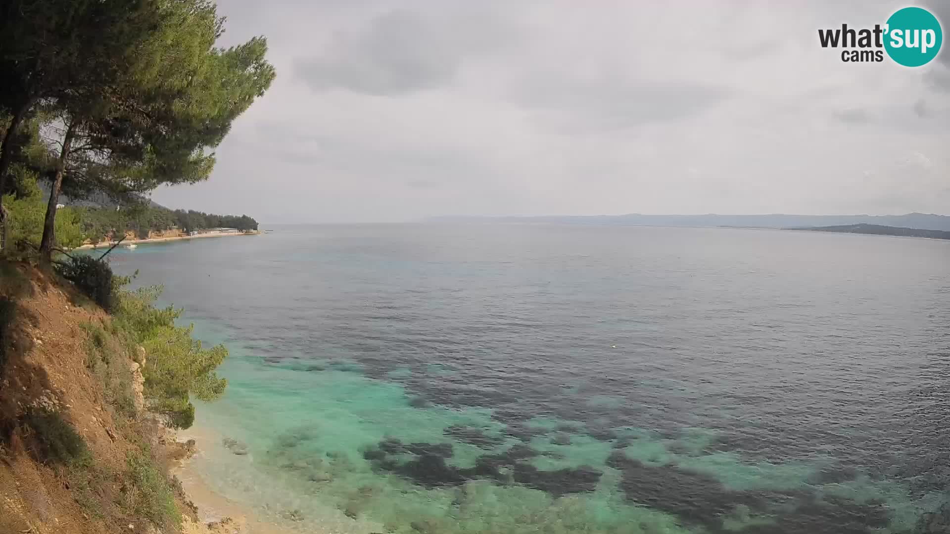Webcam plage Potočine Bol – Vue en direct sur Borak Beach, île de Brač