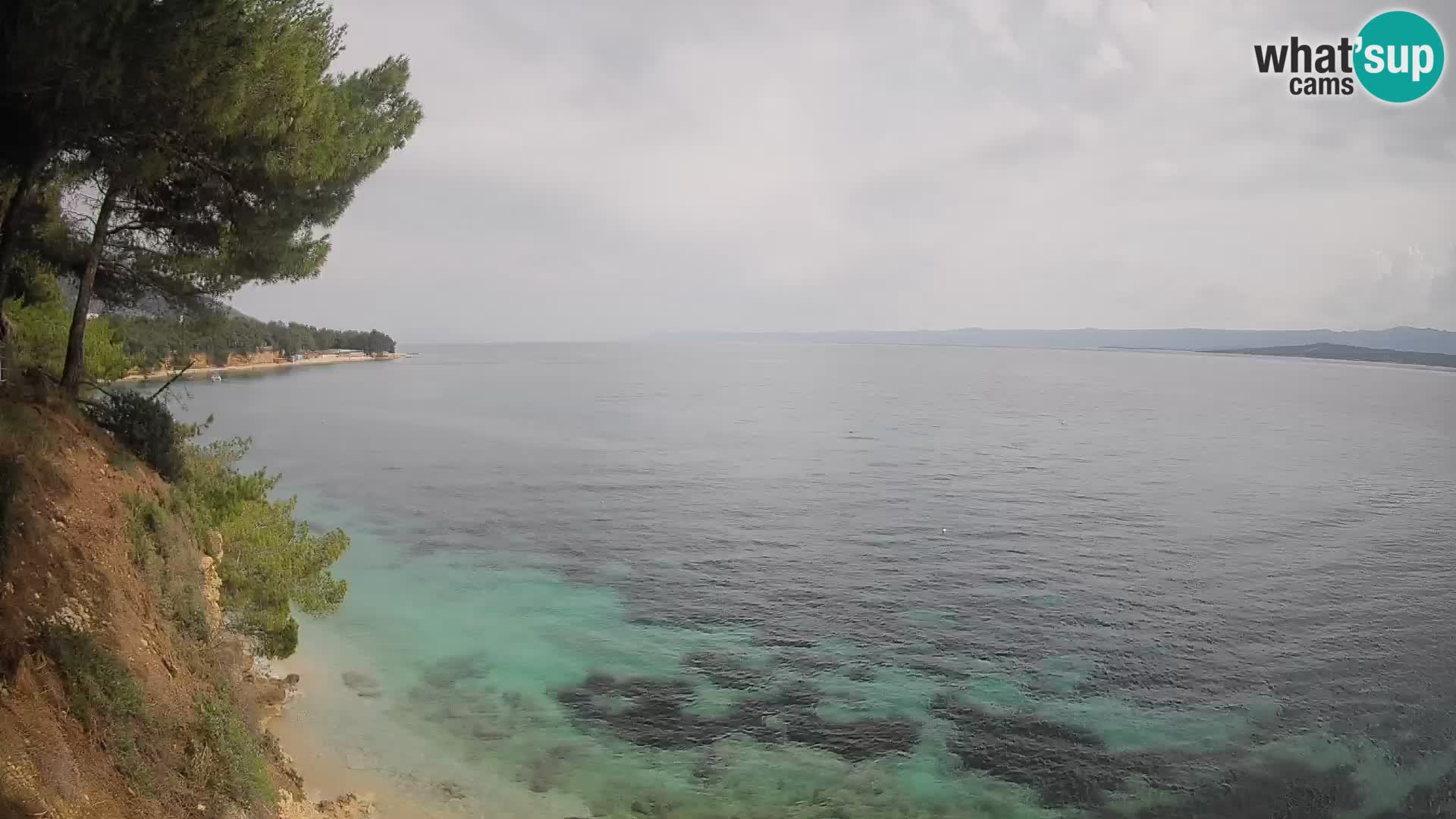 Webcam Playa Potočine Bol – Vista en vivo de Borak Beach, Isla de Brač