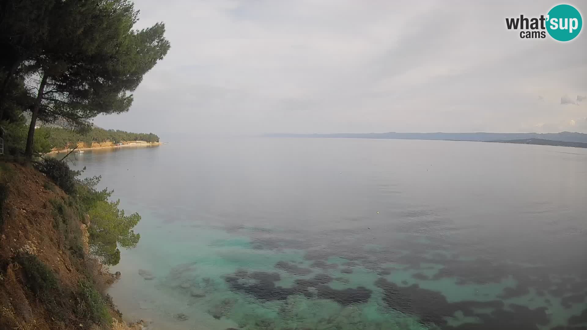 Webcam Strand Potočine Bol – Liveblick auf Borak Beach, Insel Brač