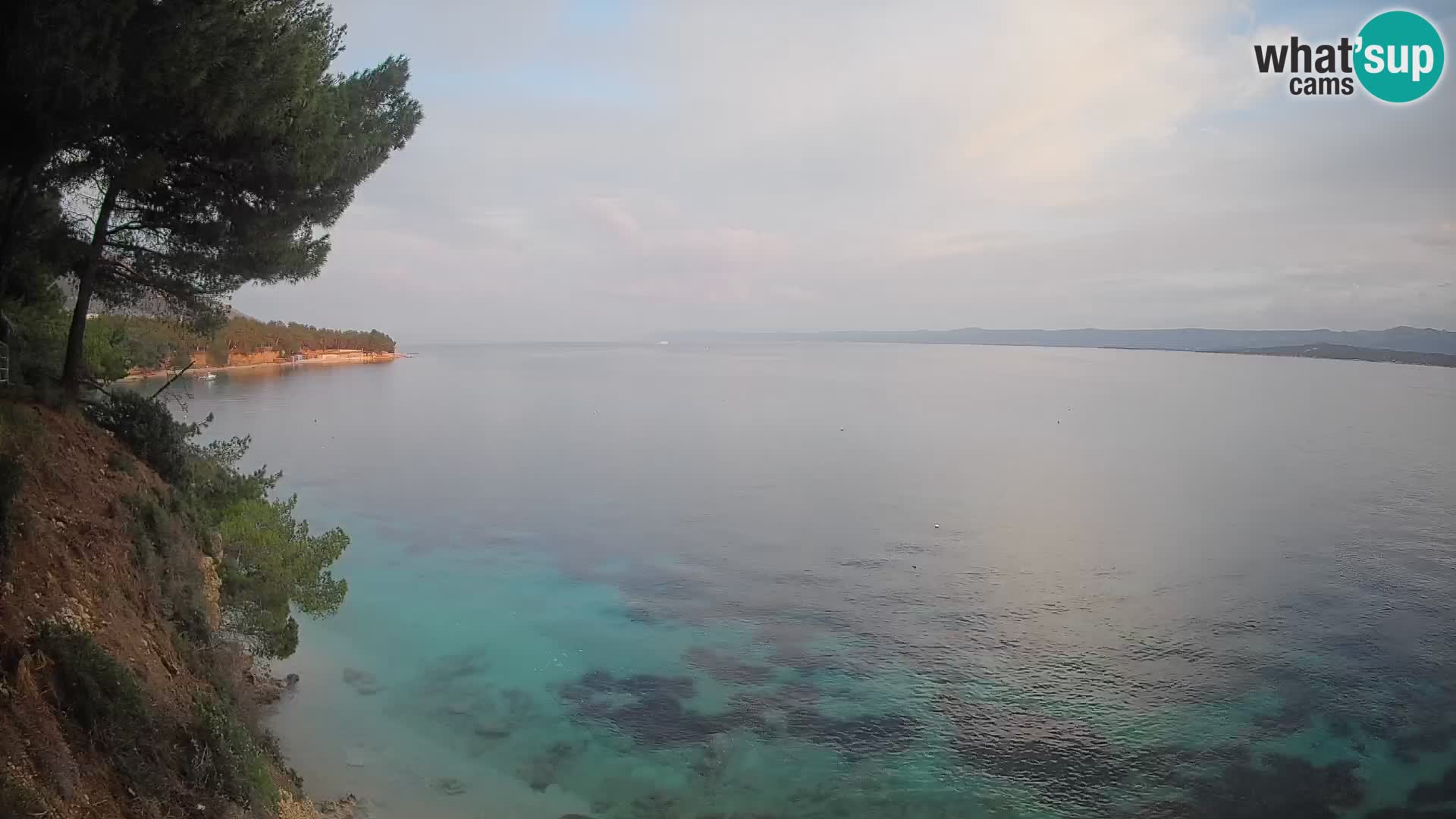 Webcam Potočine Beach Bol – Live View of Borak Beach, Brač Island