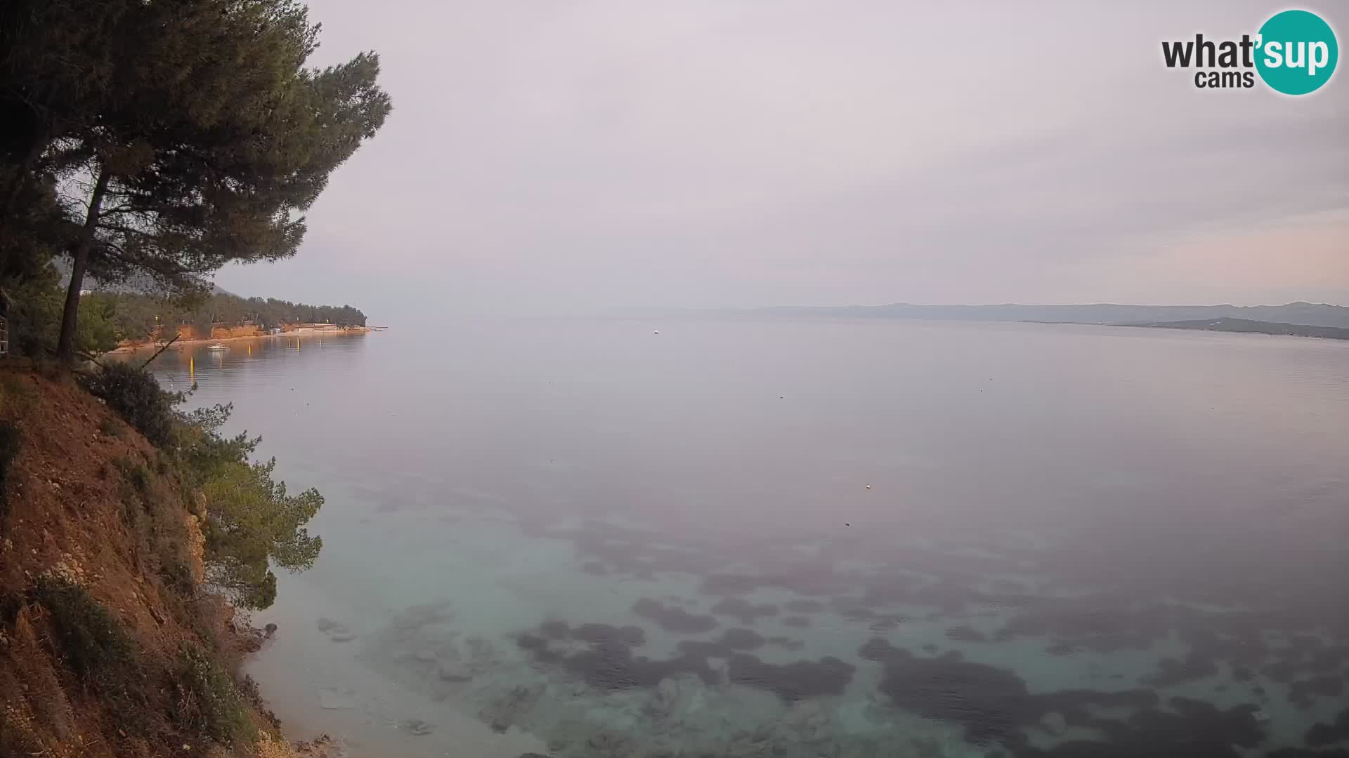 Webcam Strand Potočine Bol – Liveblick auf Borak Beach, Insel Brač