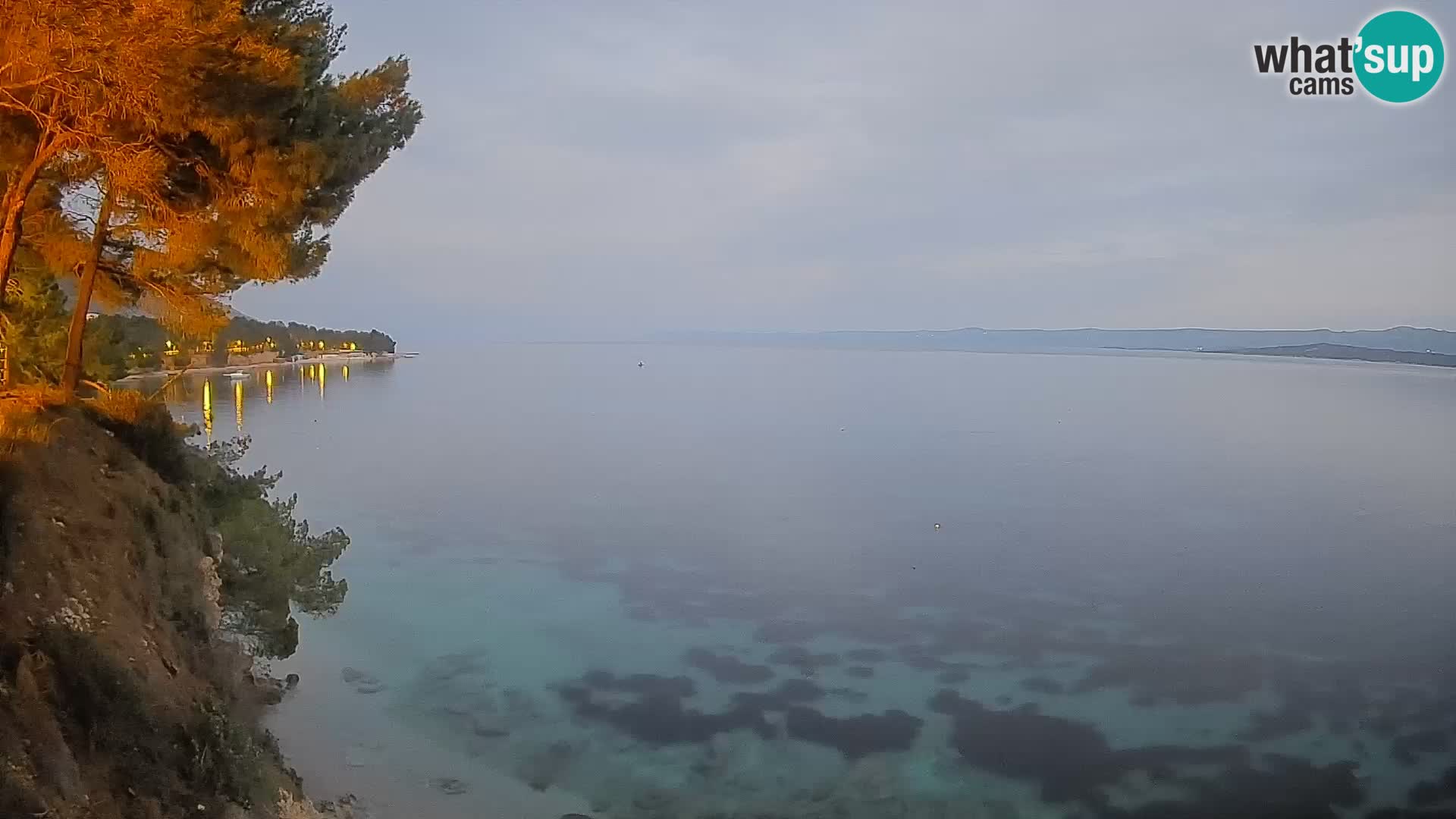 Webcam Potočine Beach Bol – Live View of Borak Beach, Brač Island