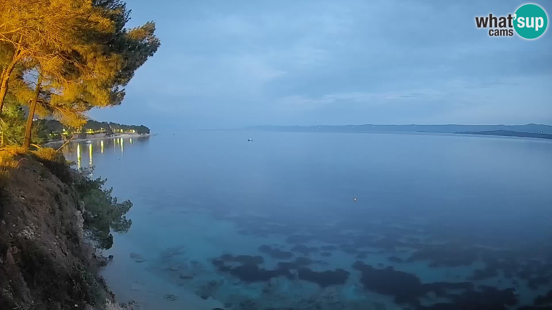 Webcam Playa Potočine Bol – Vista en vivo de Borak Beach, Isla de Brač