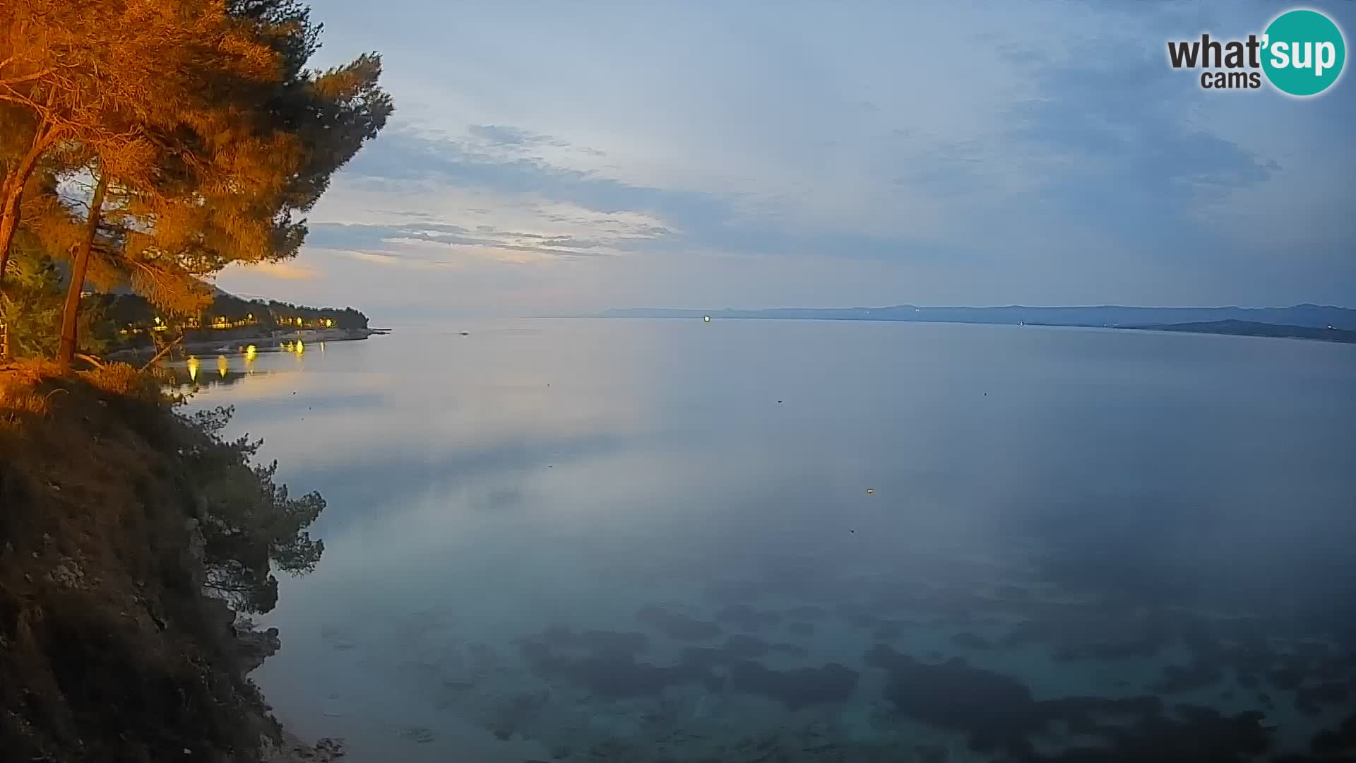 Webcam Potočine Beach Bol – Live View of Borak Beach, Brač Island