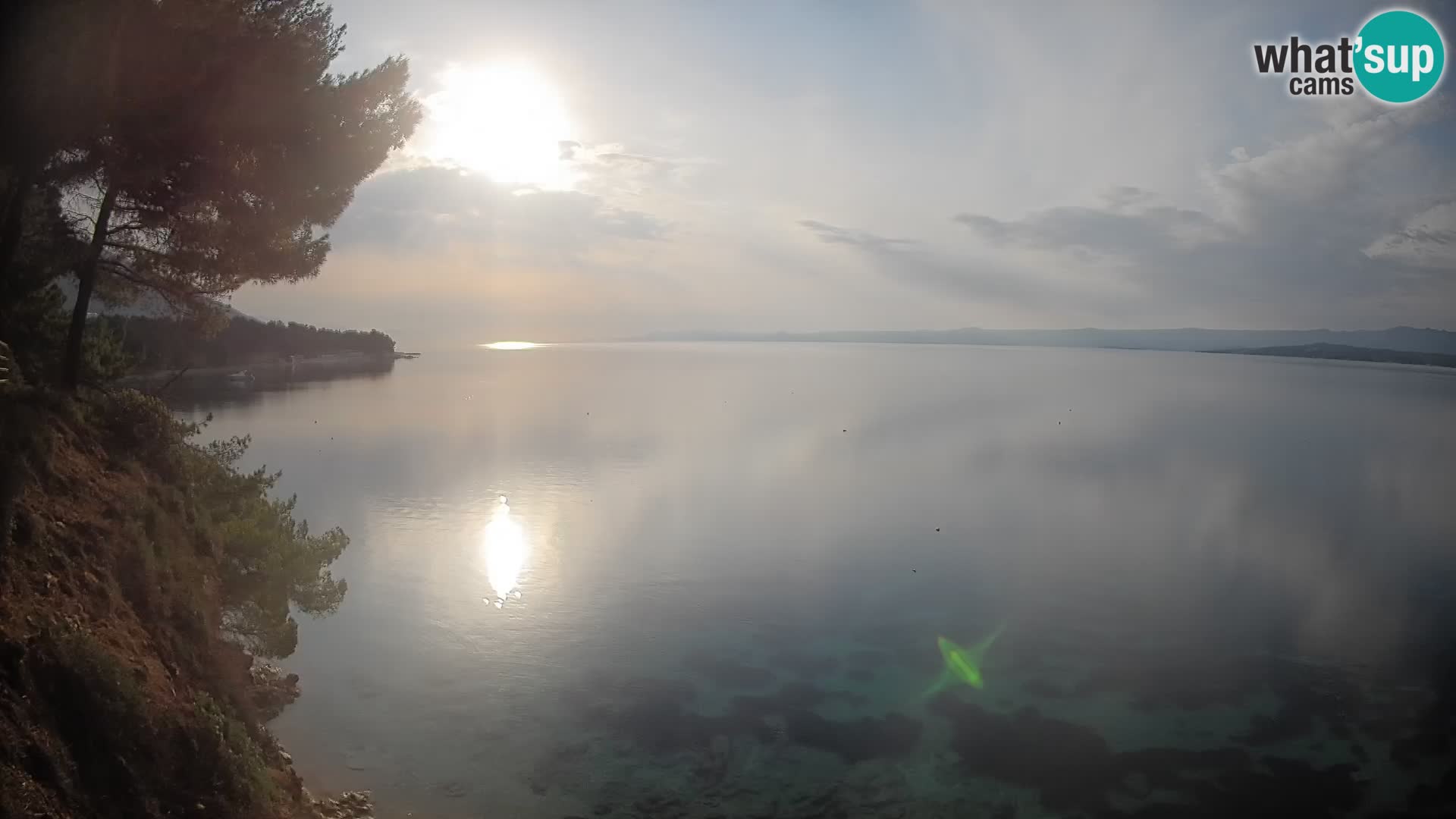 Webcam Potočine Beach Bol – Live View of Borak Beach, Brač Island