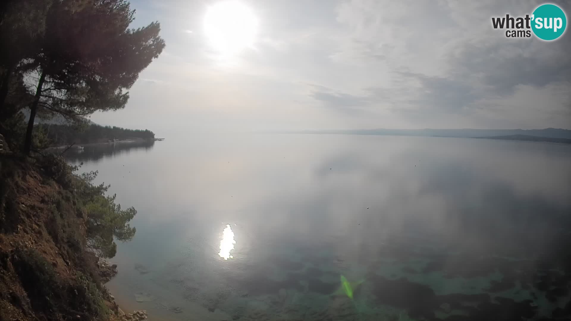 Web kamera Potočine Bol – Pogled uživo na plažu Borak, otok Brač