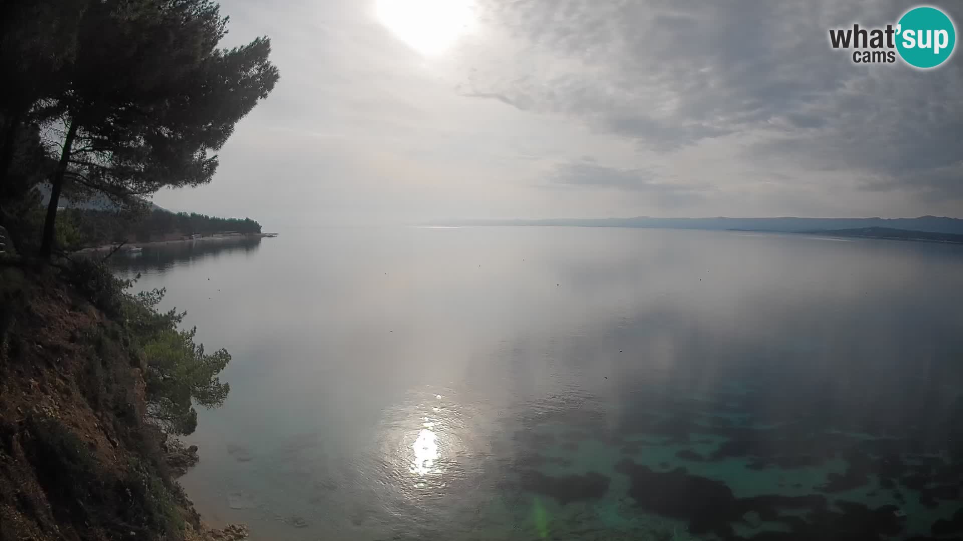 Webcam plage Potočine Bol – Vue en direct sur Borak Beach, île de Brač