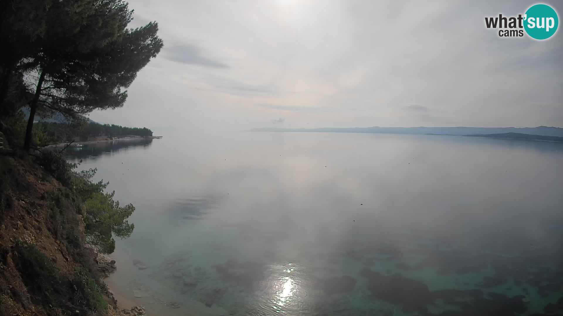 Webcam Playa Potočine Bol – Vista en vivo de Borak Beach, Isla de Brač