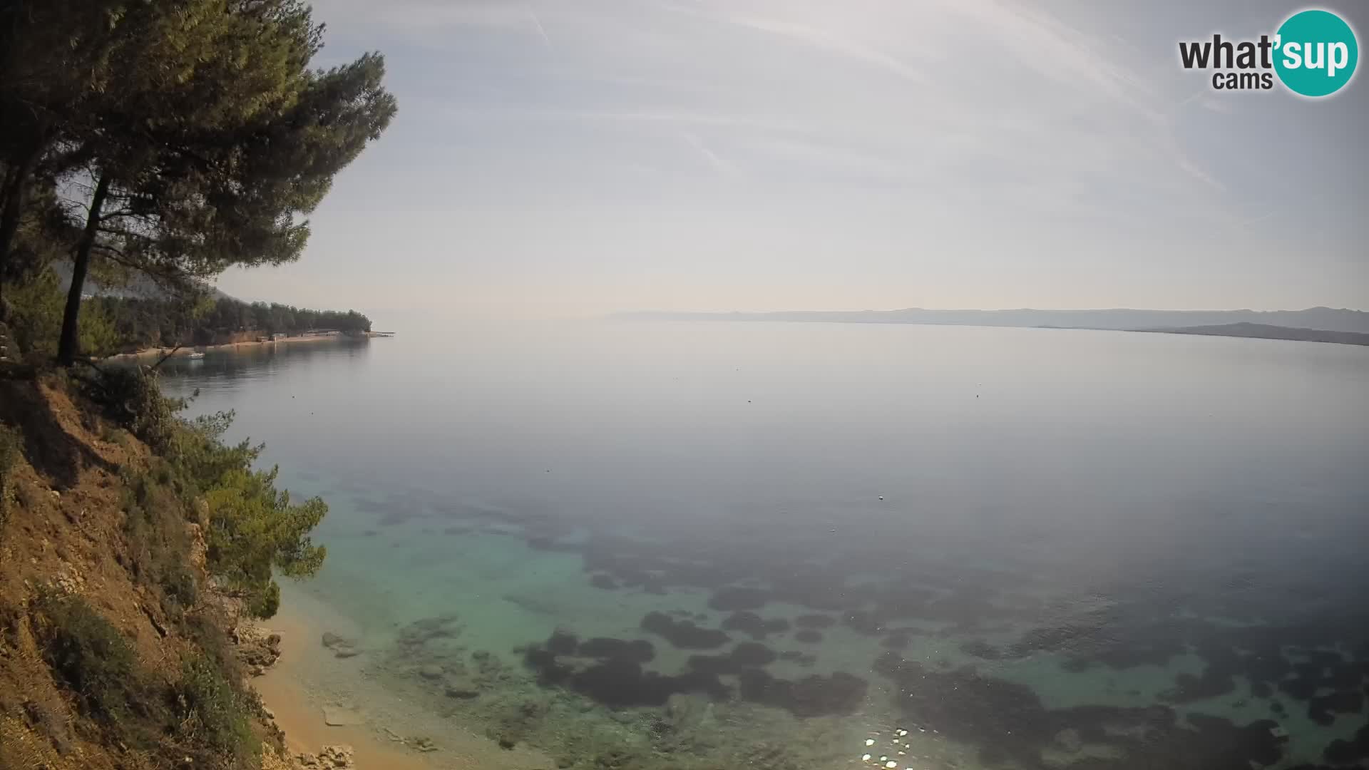 Webcam Strand Potočine Bol – Liveblick auf Borak Beach, Insel Brač