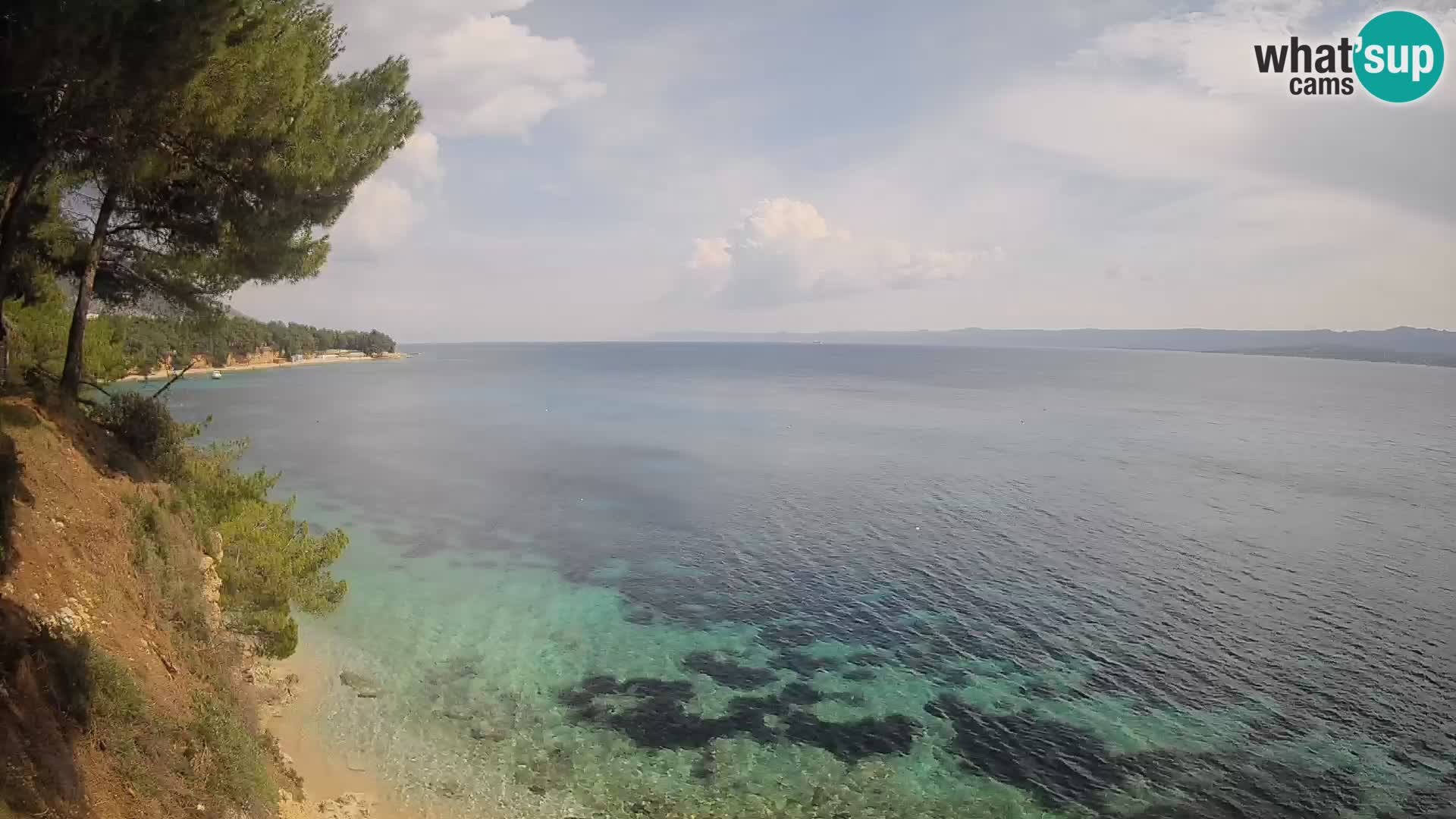 Web kamera Potočine Bol – Pogled uživo na plažu Borak, otok Brač
