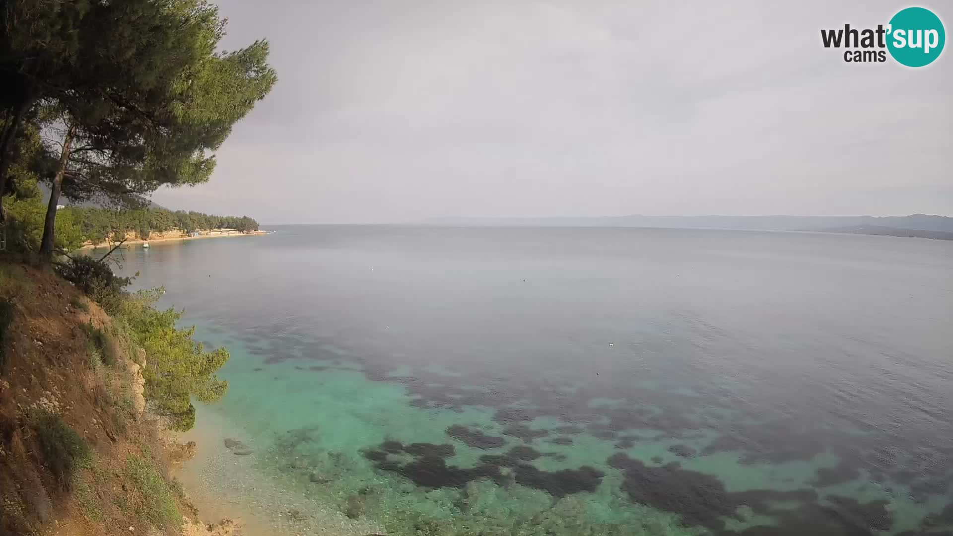 Webcam Strand Potočine Bol – Liveblick auf Borak Beach, Insel Brač
