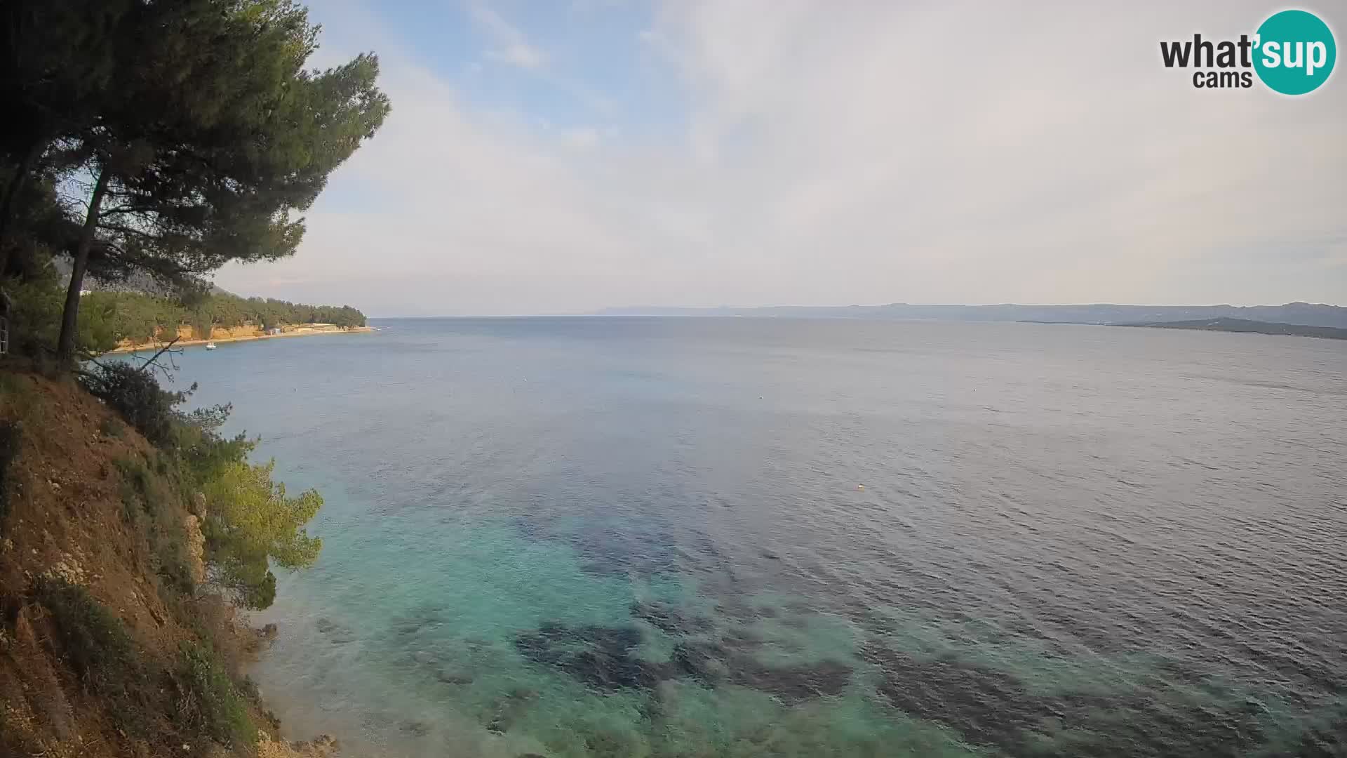 Webcam Potočine Beach Bol – Live View of Borak Beach, Brač Island