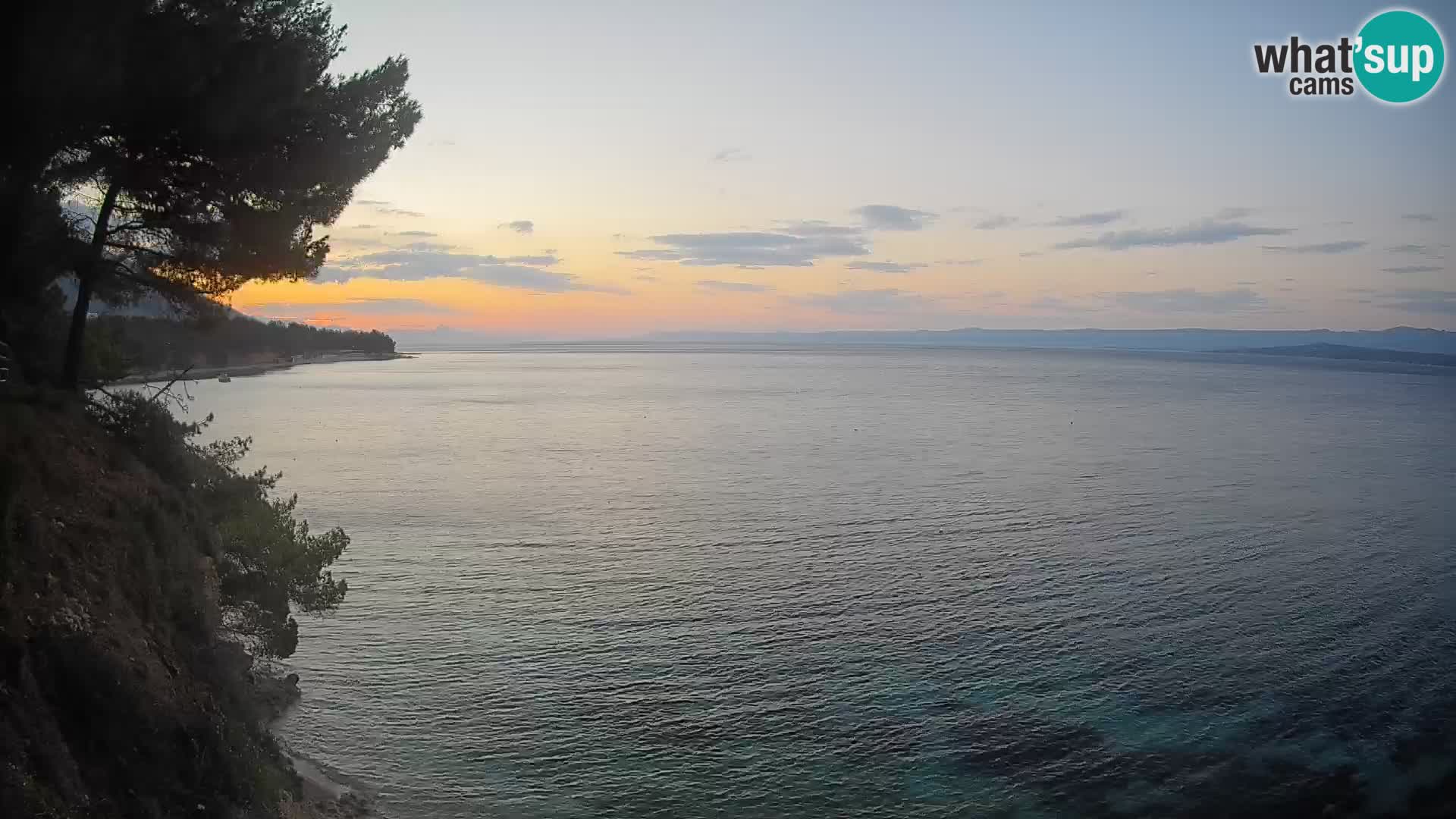 Webcam plage Potočine Bol – Vue en direct sur Borak Beach, île de Brač