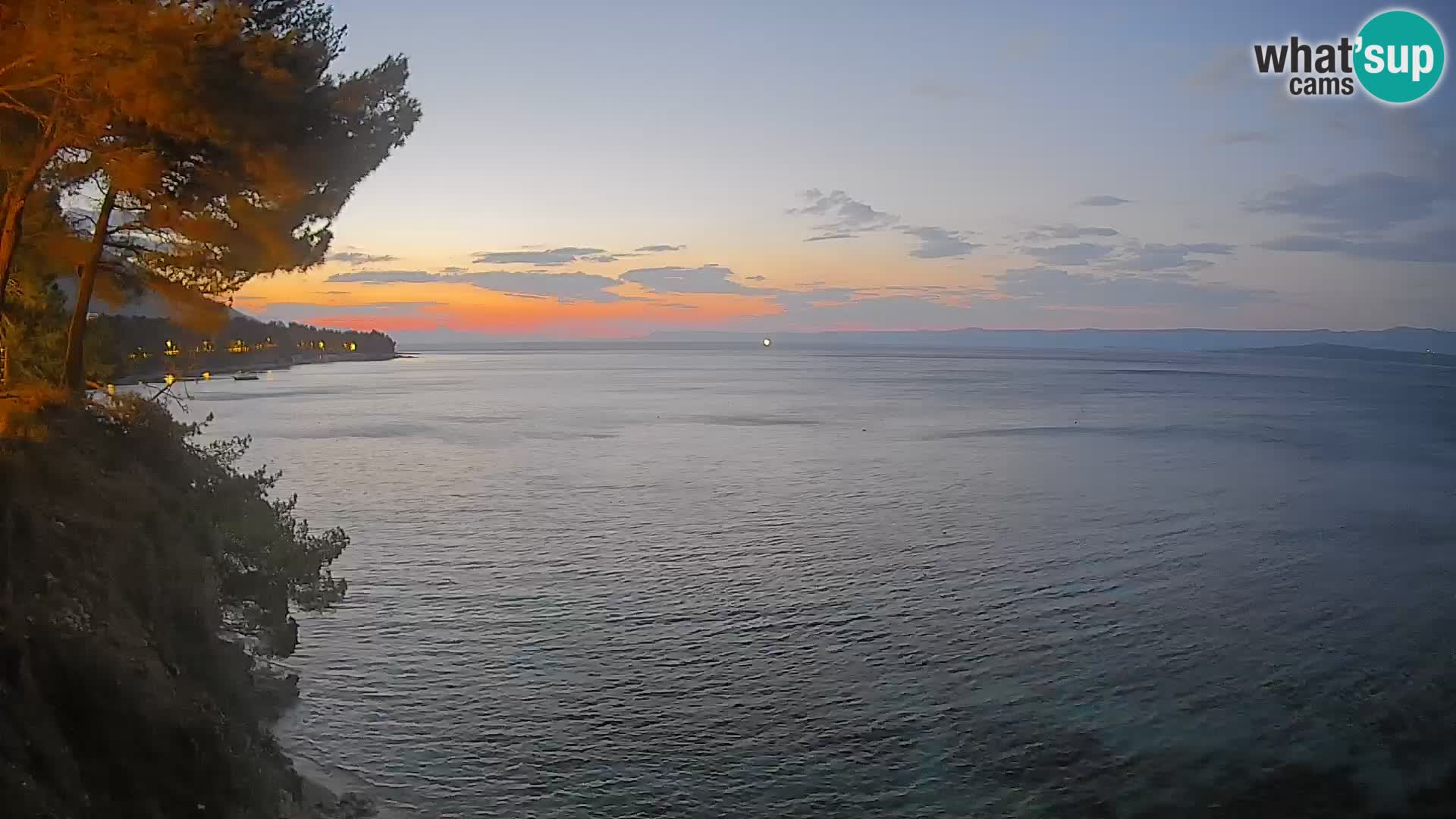 Webcam Spiaggia Potočine Bol – Vista live sulla spiaggia Borak, Isola di Brač