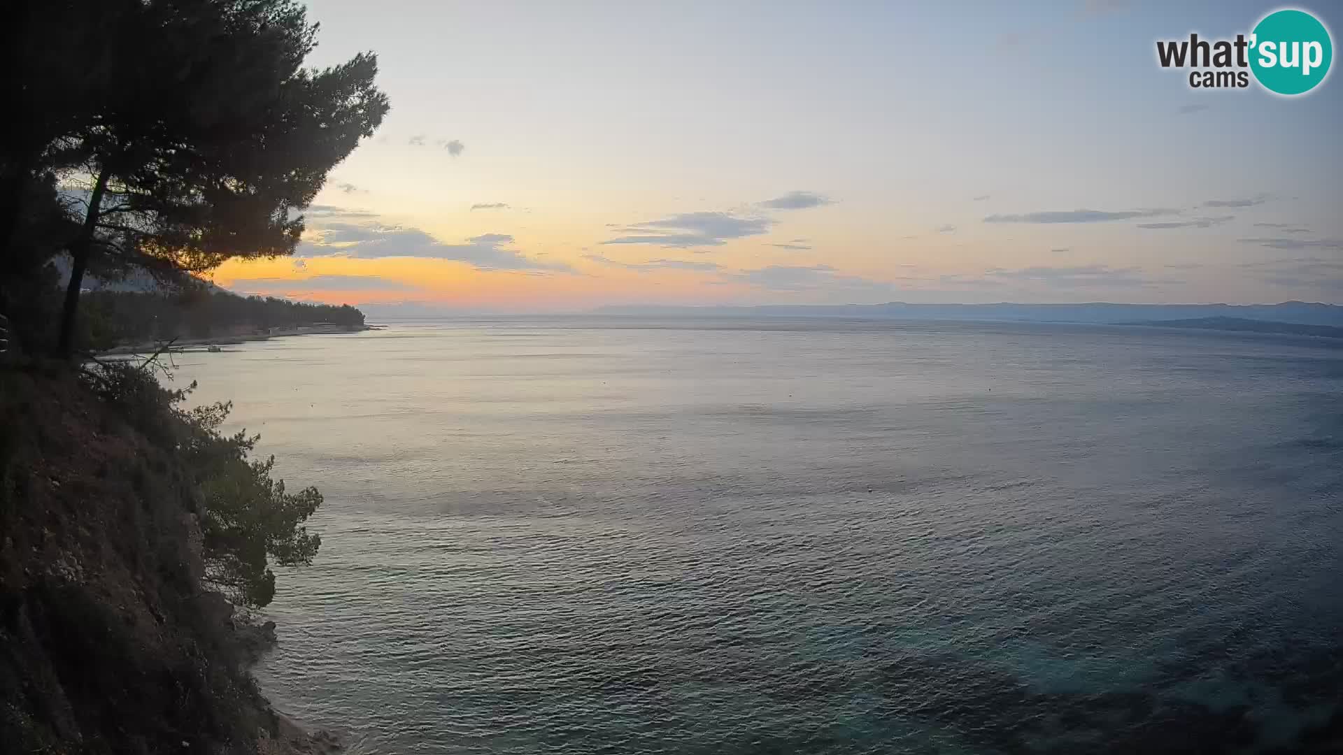 Webcam Spiaggia Potočine Bol – Vista live sulla spiaggia Borak, Isola di Brač