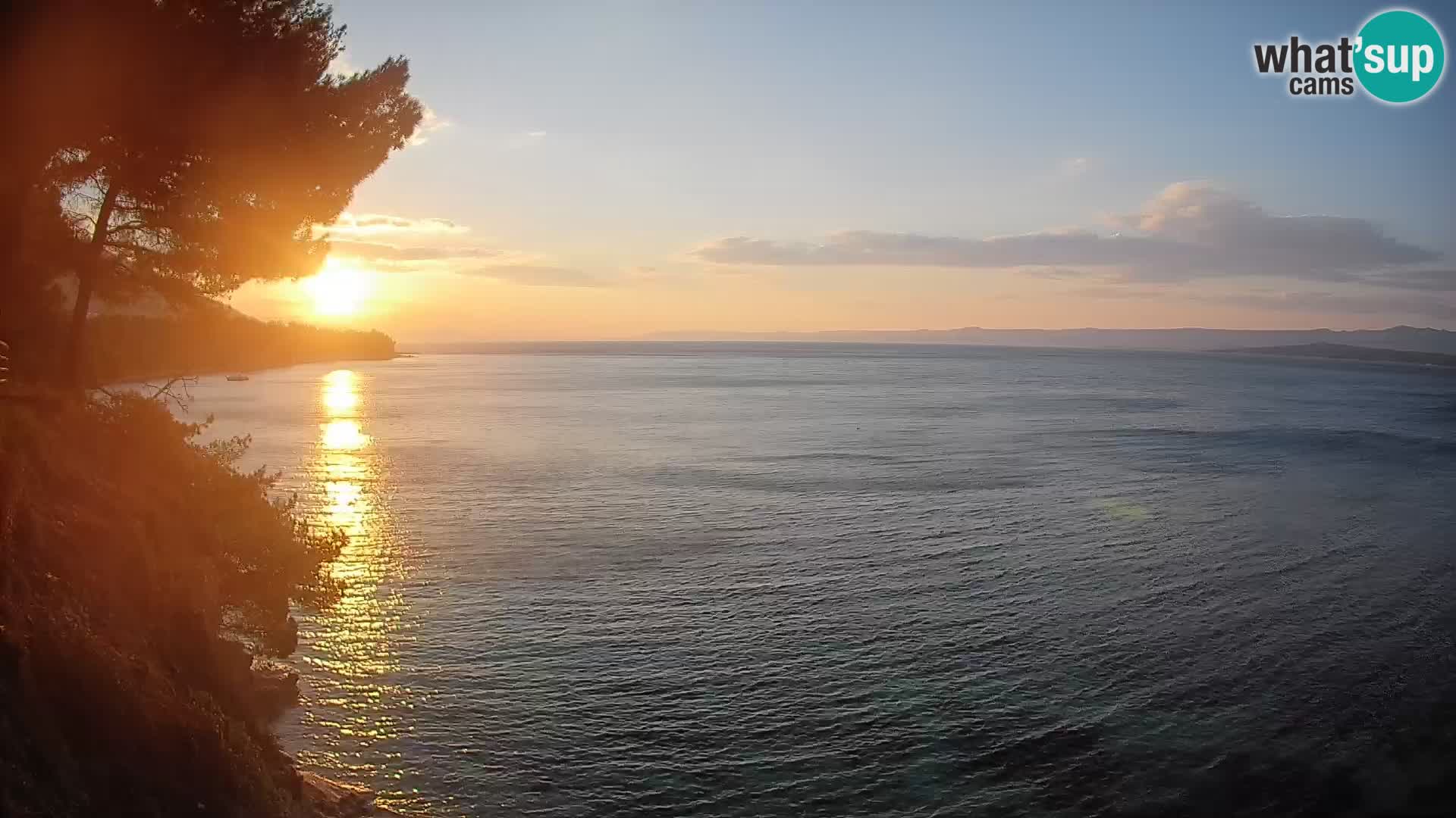 Web kamera Potočine Bol – Pogled uživo na plažu Borak, otok Brač