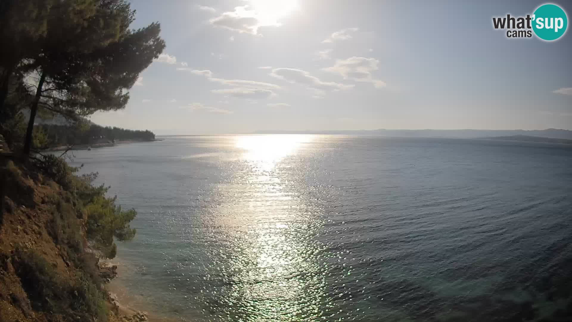Webcam Playa Potočine Bol – Vista en vivo de Borak Beach, Isla de Brač