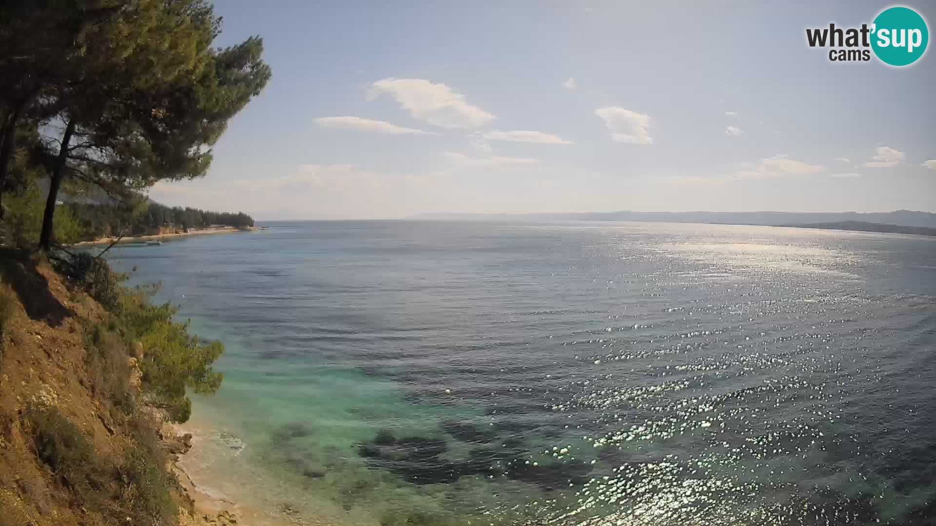 Webcam Potočine Beach Bol – Live View of Borak Beach, Brač Island