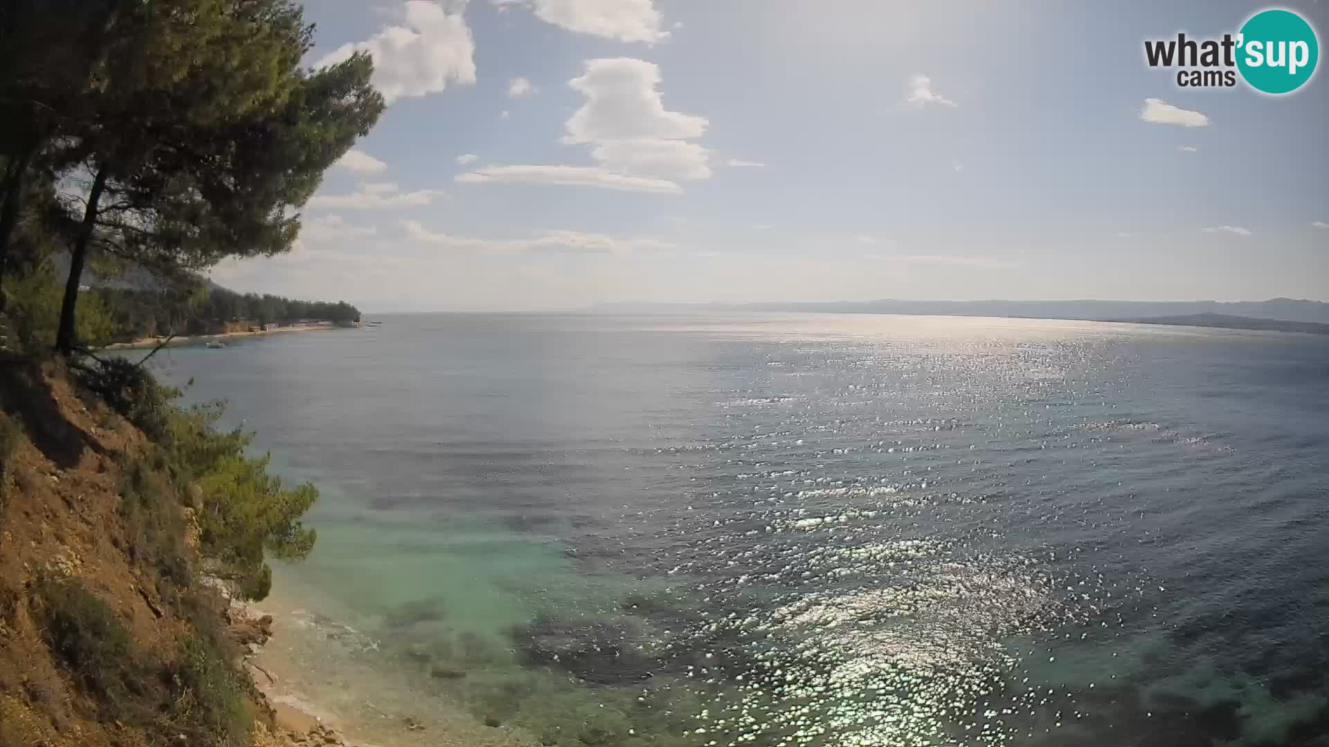 Webcam plage Potočine Bol – Vue en direct sur Borak Beach, île de Brač