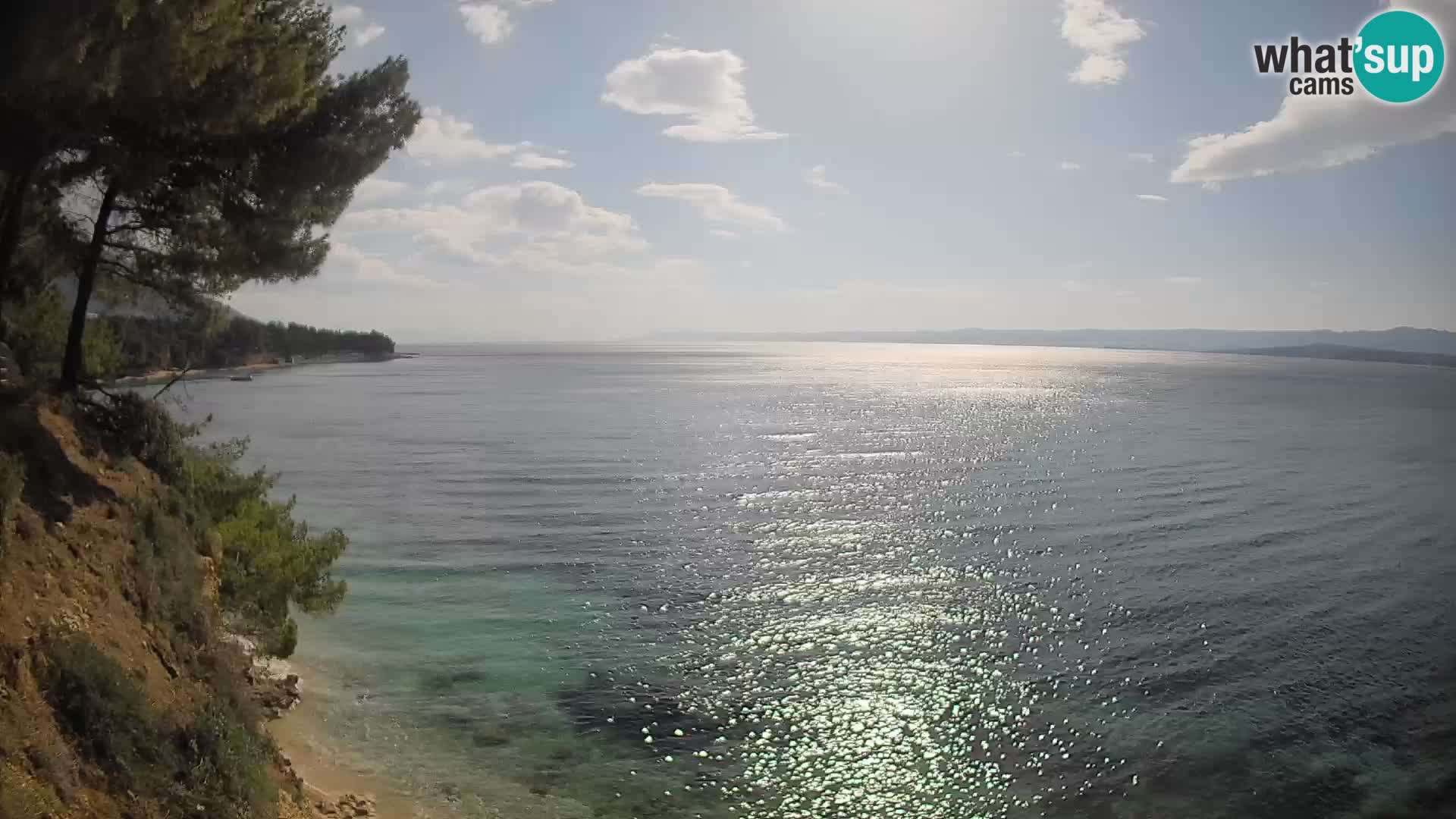 Web kamera Potočine Bol – Pogled uživo na plažu Borak, otok Brač