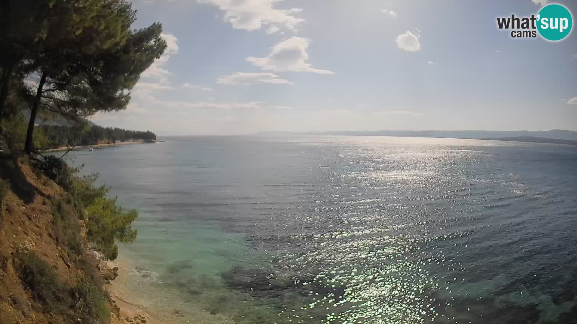 Webcam plage Potočine Bol – Vue en direct sur Borak Beach, île de Brač