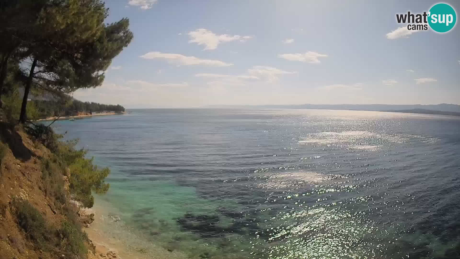 Webcam plage Potočine Bol – Vue en direct sur Borak Beach, île de Brač