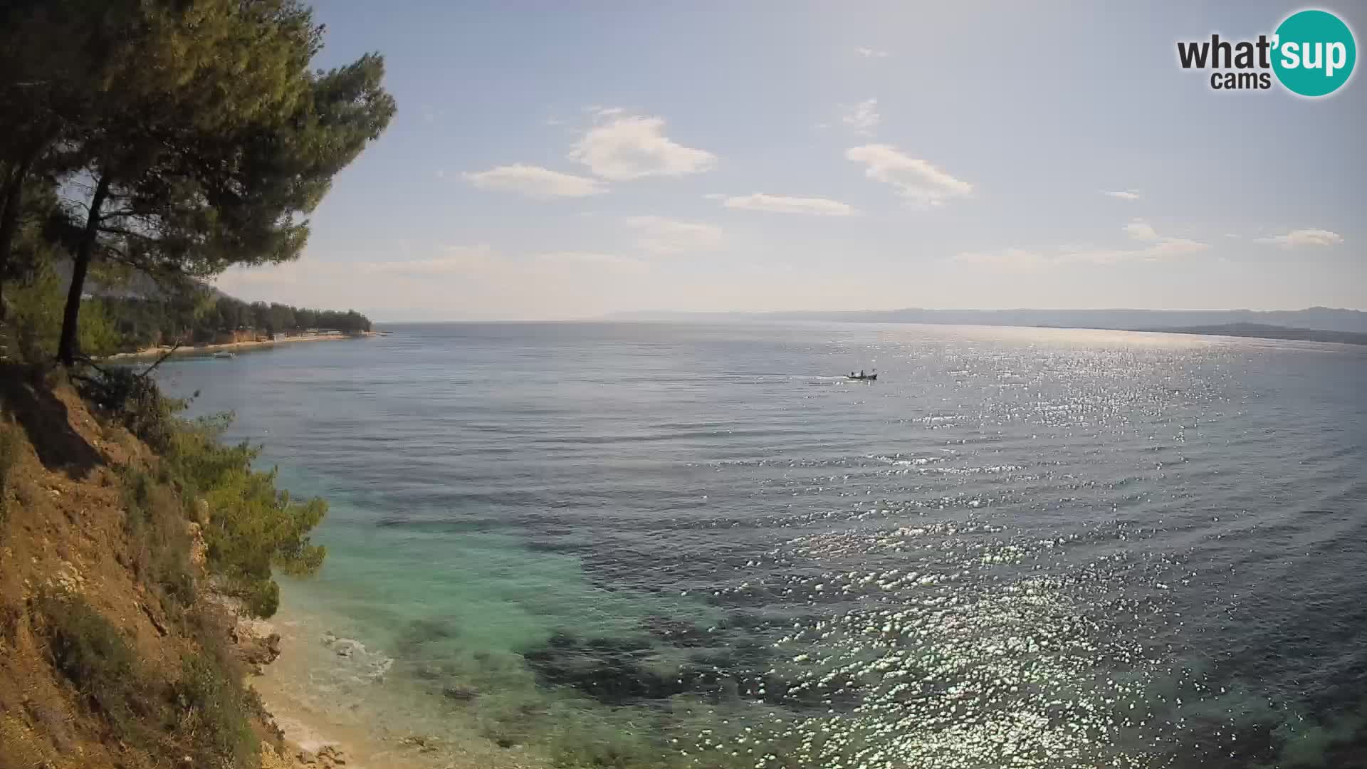 Webcam Playa Potočine Bol – Vista en vivo de Borak Beach, Isla de Brač