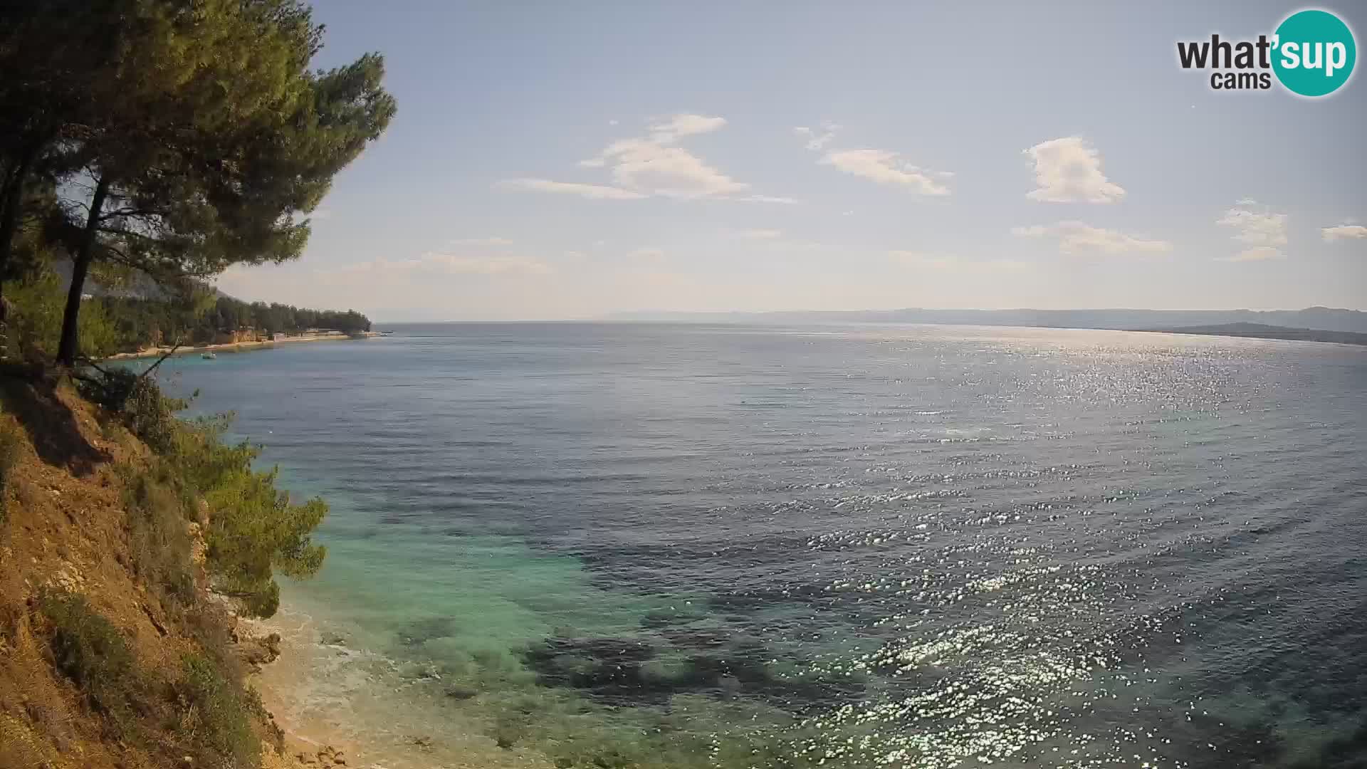 Webcam Strand Potočine Bol – Liveblick auf Borak Beach, Insel Brač